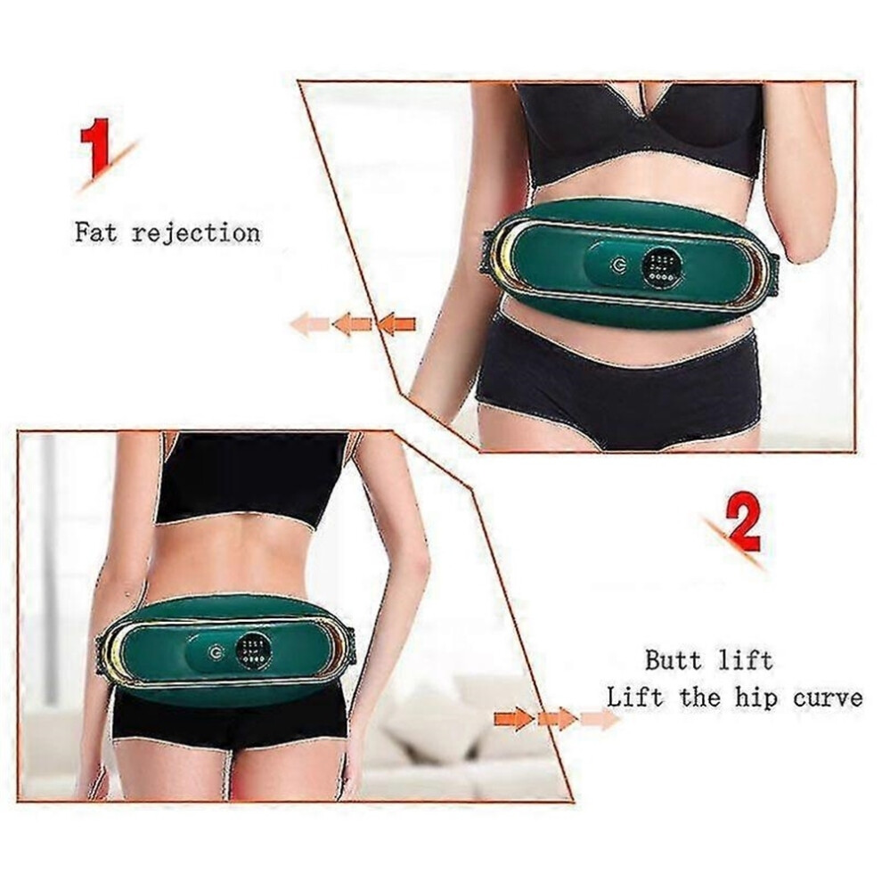 (White) Fat Reduction Artifact Fat Rejection Machine Fitness Sports Equipment Stovepipe Thin Belly Thin Artifact Household Female Fat Rejection Belt
