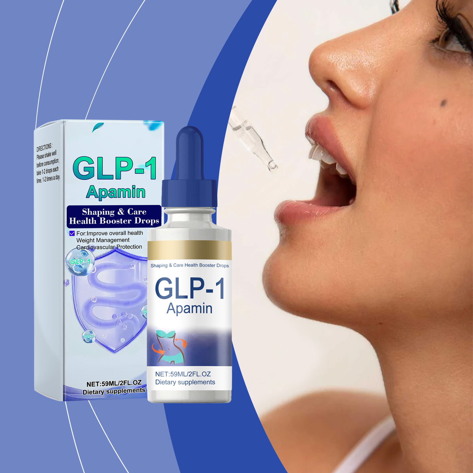 Body Care Drops | Daily Moisturising & Firming Treatment for Skin Elasticity | Nourishing Liquid to Support Body Contouring & Smooth, Toned Appearance