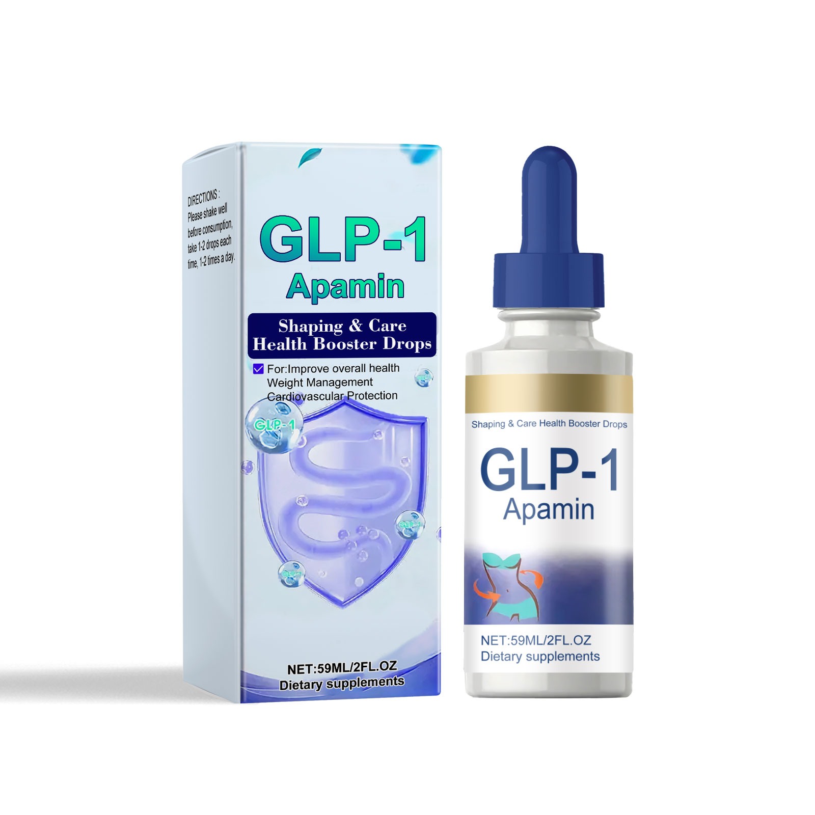 Body Care Drops | Daily Moisturising & Firming Treatment for Skin Elasticity | Nourishing Liquid to Support Body Contouring & Smooth, Toned Appearance