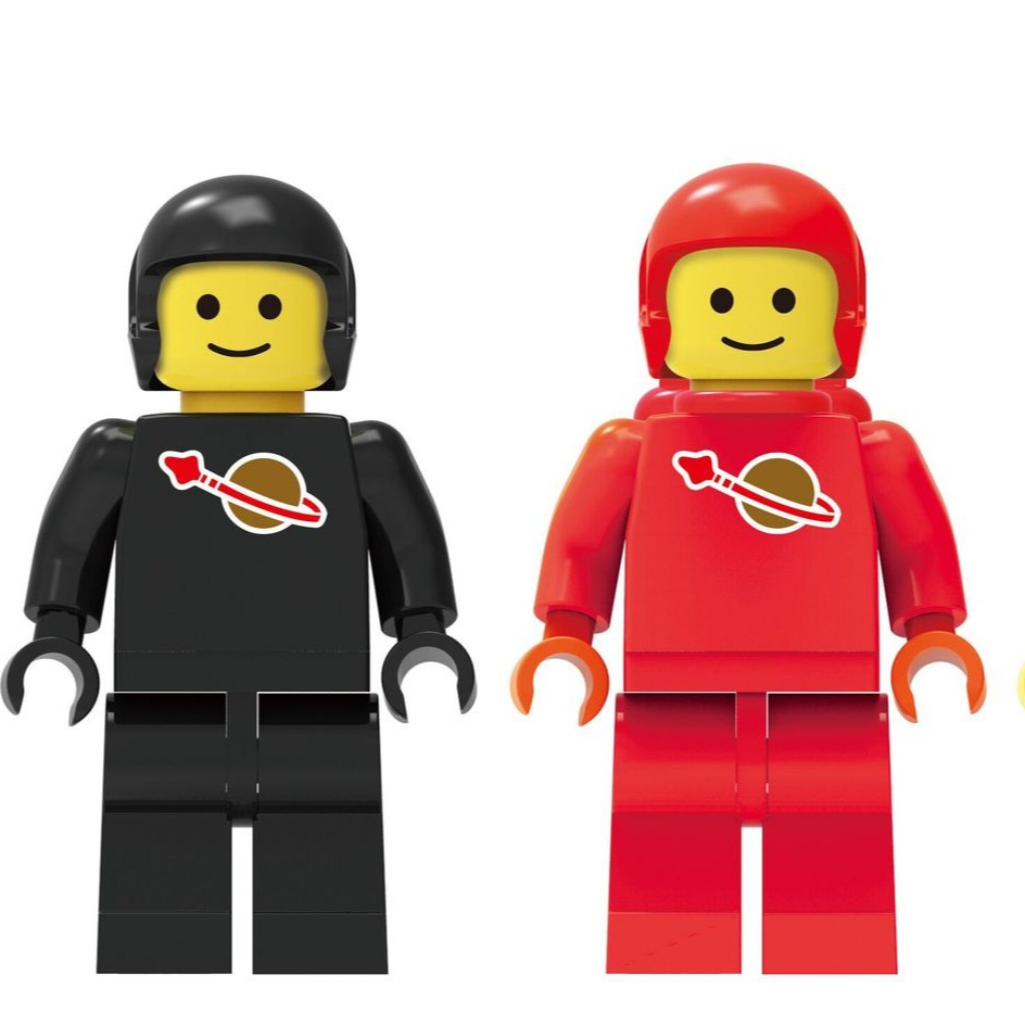 Mini Figures Rainbow Astronaut Building Blocks Toy Suitable for Gamed Themed Party Decorations Kids Festival Gifts Smooth Surface