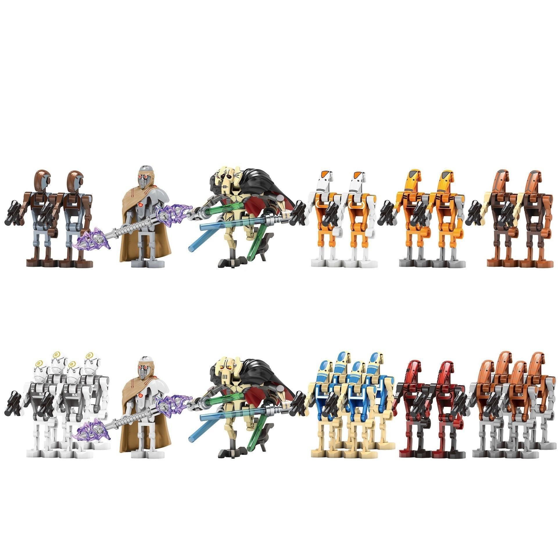 (8 Pcs Soldiers A) Kids Toys The Clone Troopers Minifigures Star Wars Series Building Blocks Ornaments Gifts Rewards for Children