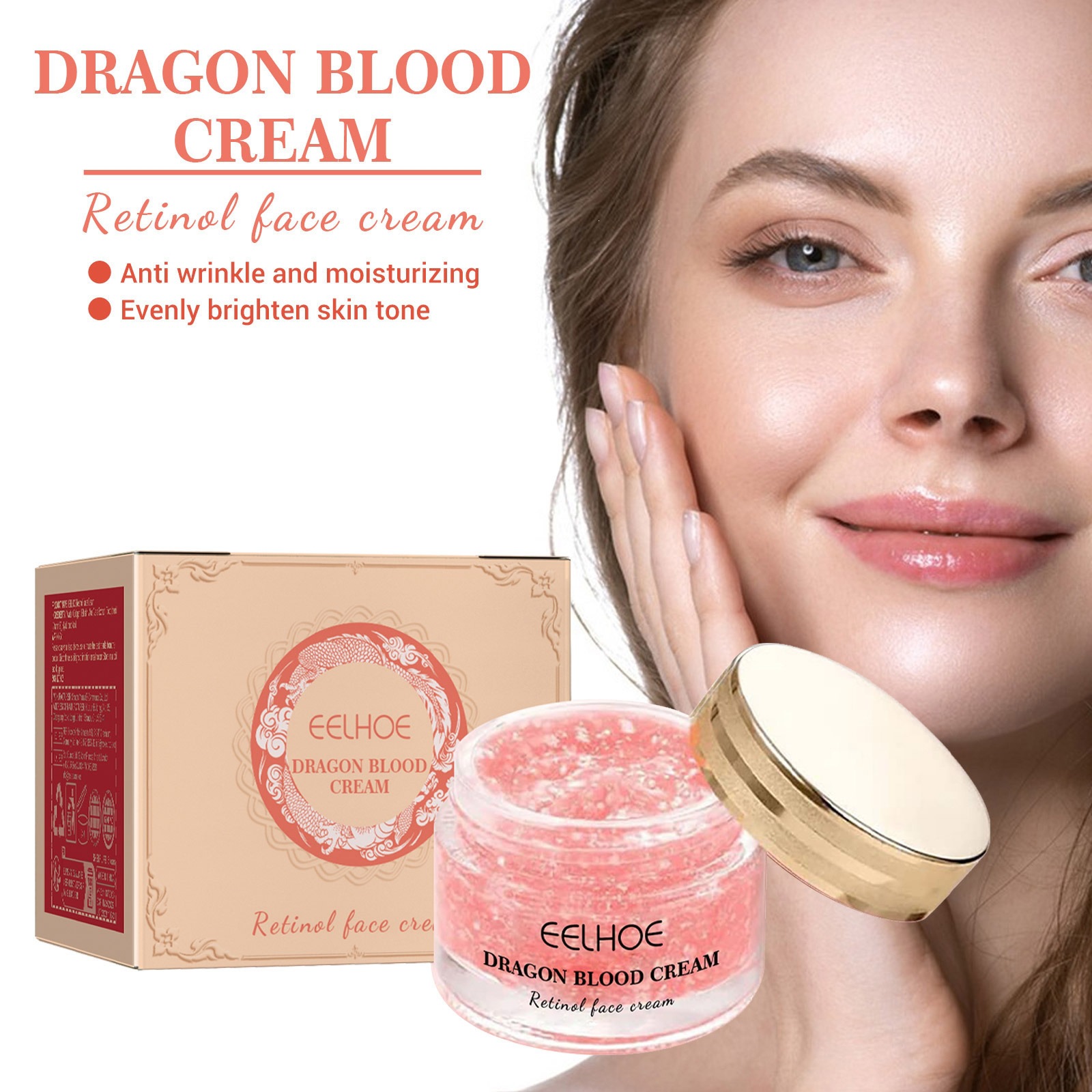 Retinol Face Cream For Gentle Moisturizing Brightening And Smoothing Skin Daily Nourishing Treatment