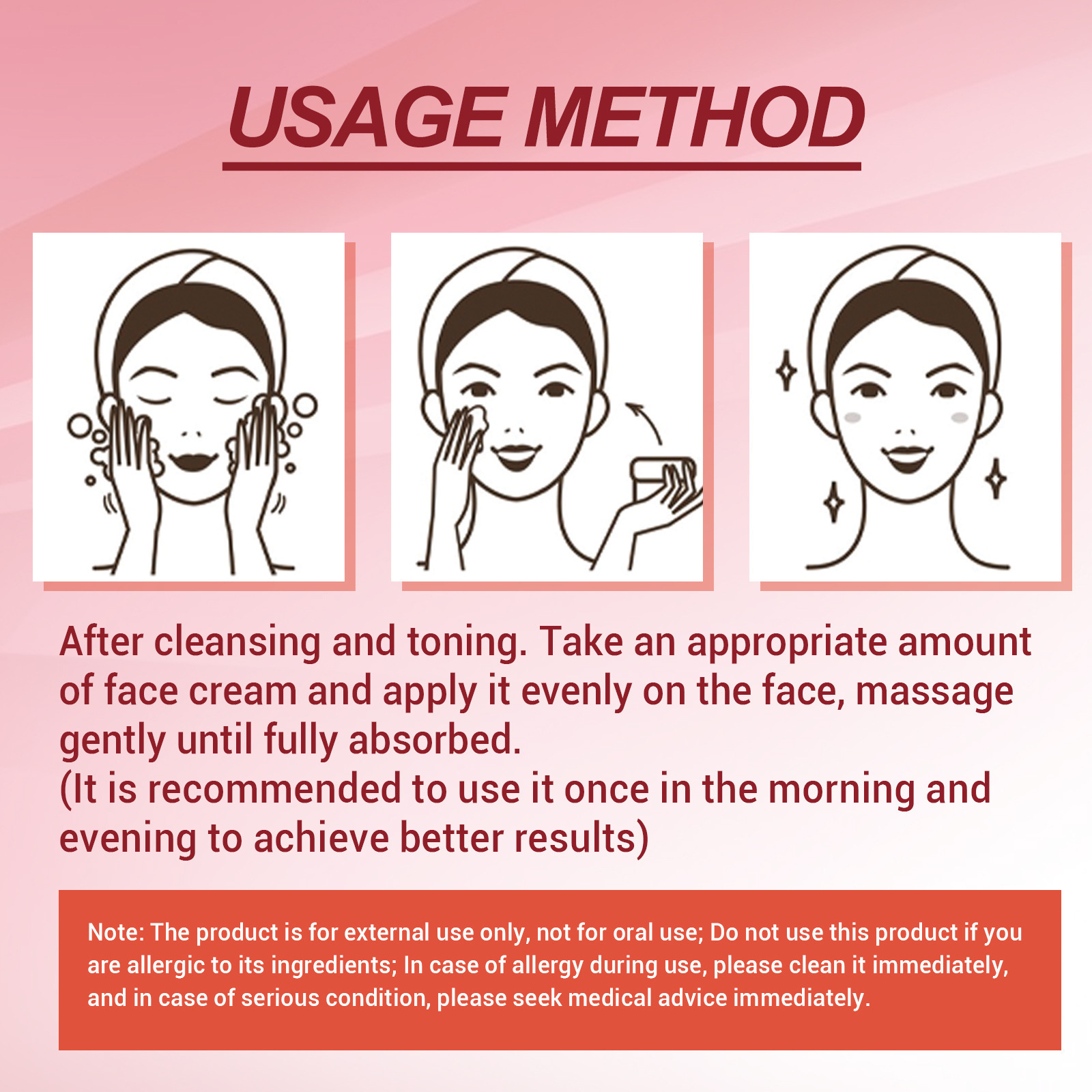 Retinol Face Cream For Gentle Moisturizing Brightening And Smoothing Skin Daily Nourishing Treatment