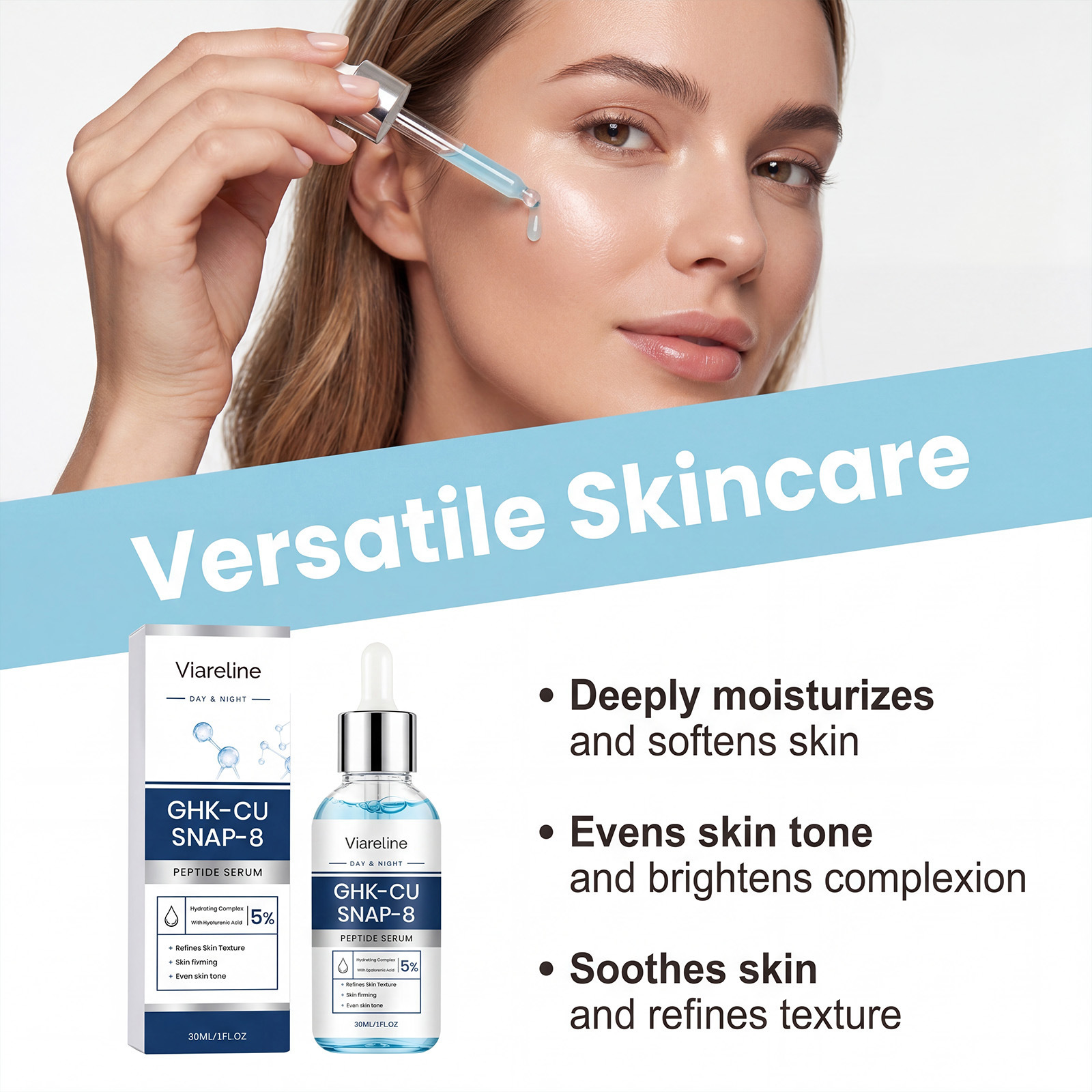 Facial Essence For Lightweight Hydration Moisturizing And Refreshing Skin Care Treatment