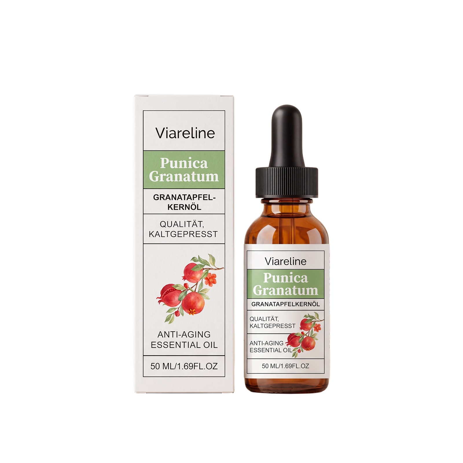 Pomegranate Seed Facial Oil For Gentle Hydration Moisturizing And Elasticity Boosting Skin Care
