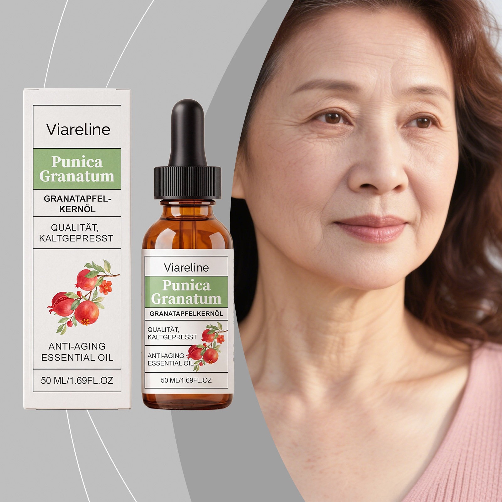 Pomegranate Seed Facial Oil For Gentle Hydration Moisturizing And Elasticity Boosting Skin Care