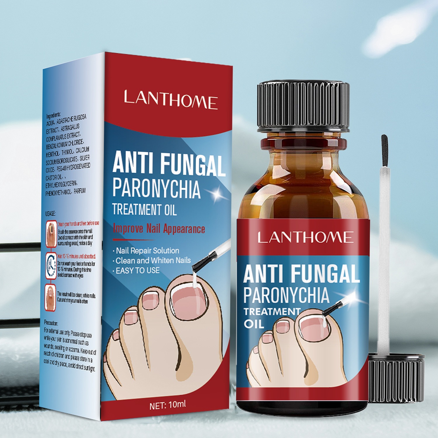 Lanthome Fungal Nail Renewal Treatment For Nail Health Strengthening And Care Solution 10ml