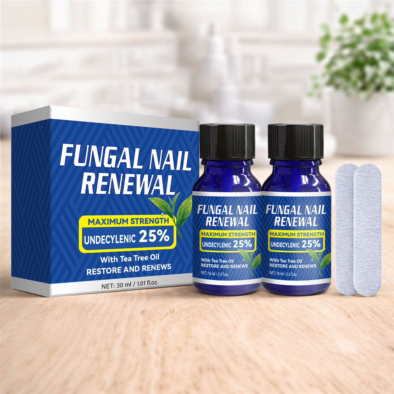 Antifungal Nail Repair Treatment 30ml Moisturising Cleansing Solution for Toenail and Fingernail Care Home Use Natural