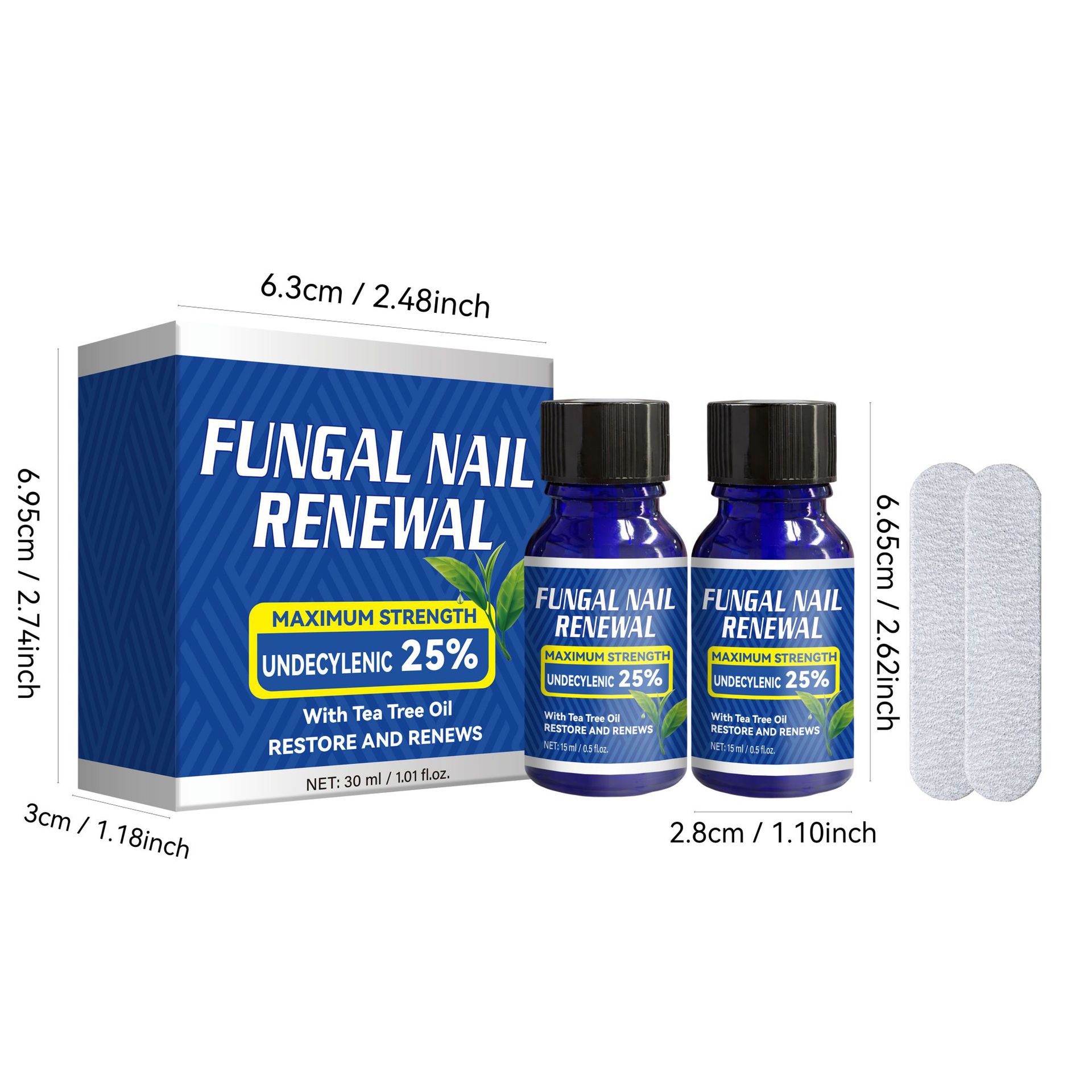 Antifungal Nail Repair Treatment 30ml Moisturising Cleansing Solution for Toenail and Fingernail Care Home Use Natural