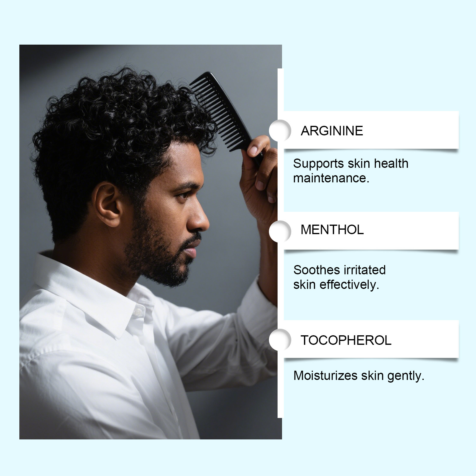 Scalp And Beard Care Cream Gentle Nourishing Softening For Smooth Beard And Hair Daily Conditioning Treatment