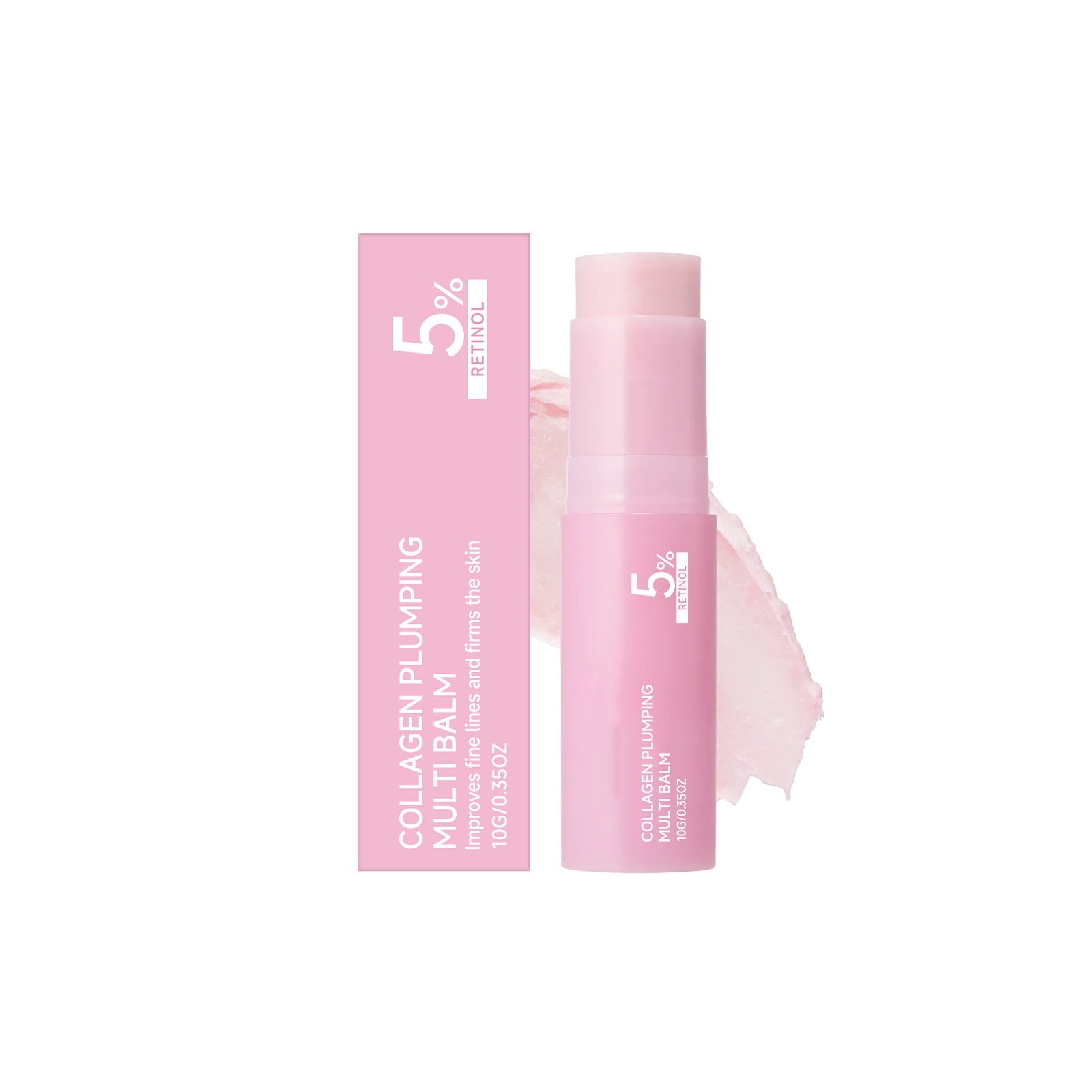 Pink Light Moisturizing Stick Hydrate Soft Smooth Elastic Dry Face Neck
