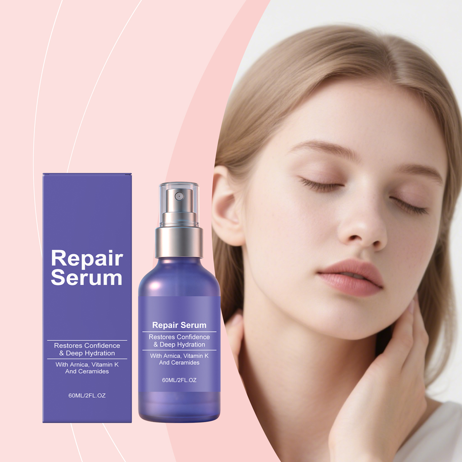 Facial Moisturizing Essence Fine Light Texture Non Sticky Fast Absorbing Keep Hydrated Plump Skin Care