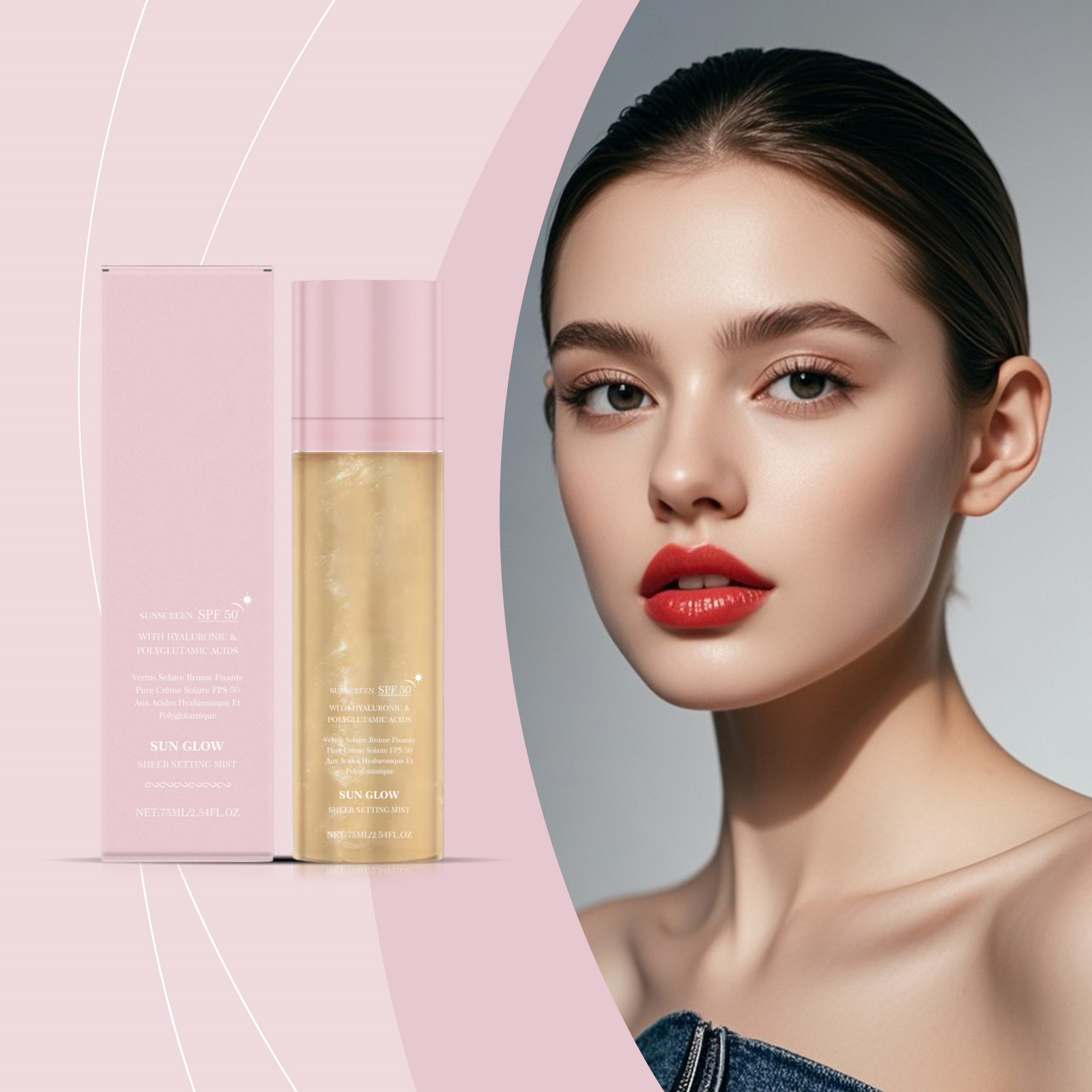 Fixing Moisturizing Protection Spray Lightweight Oilcontrol Longlasting Matte Natural Mist Antismudge Facial Skin Daily Makeup Stabilizing
