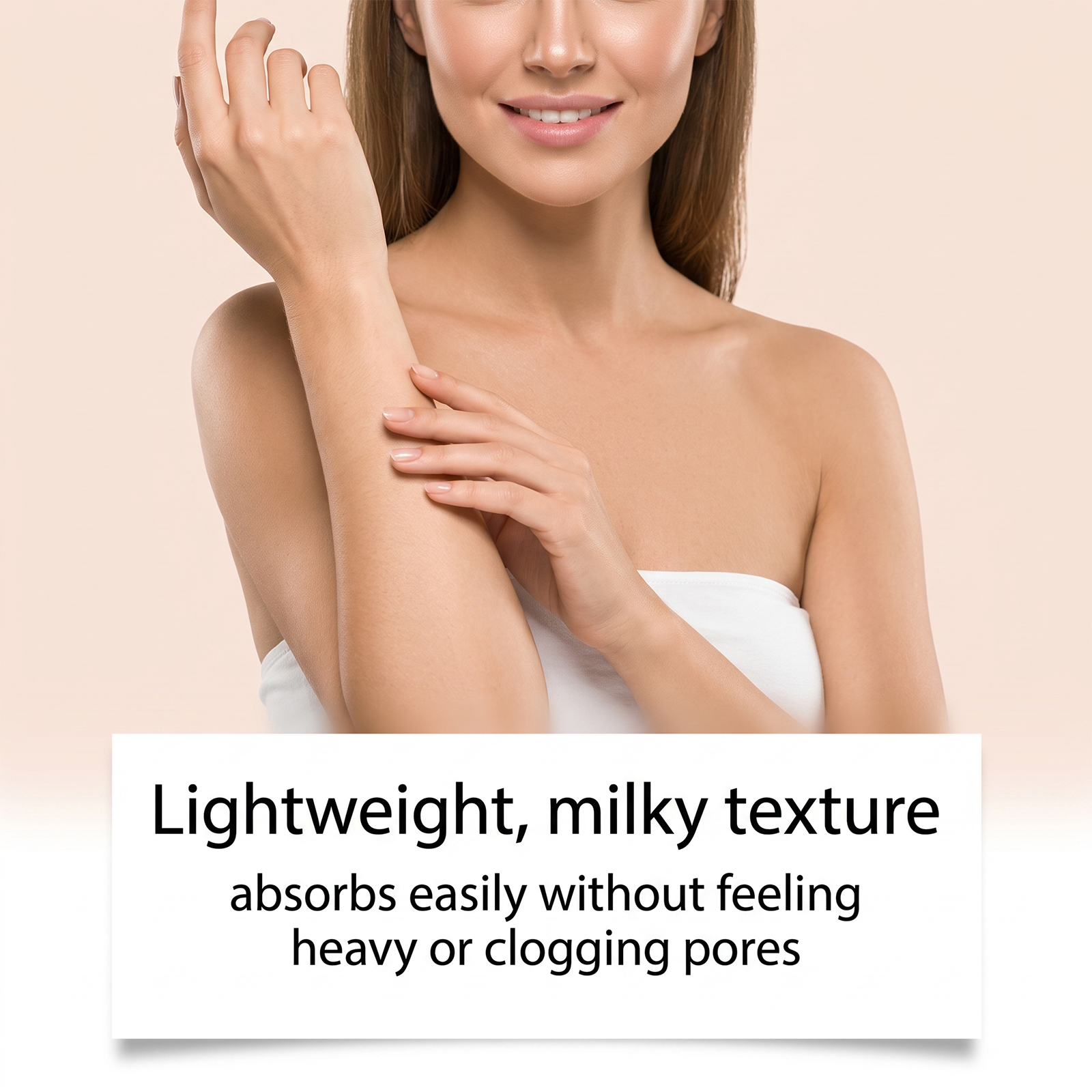 Skin Care Lotion Light Milky Texture Refreshing Non Greasy Gentle Spread Quick Absorb Elastic Smooth Skin