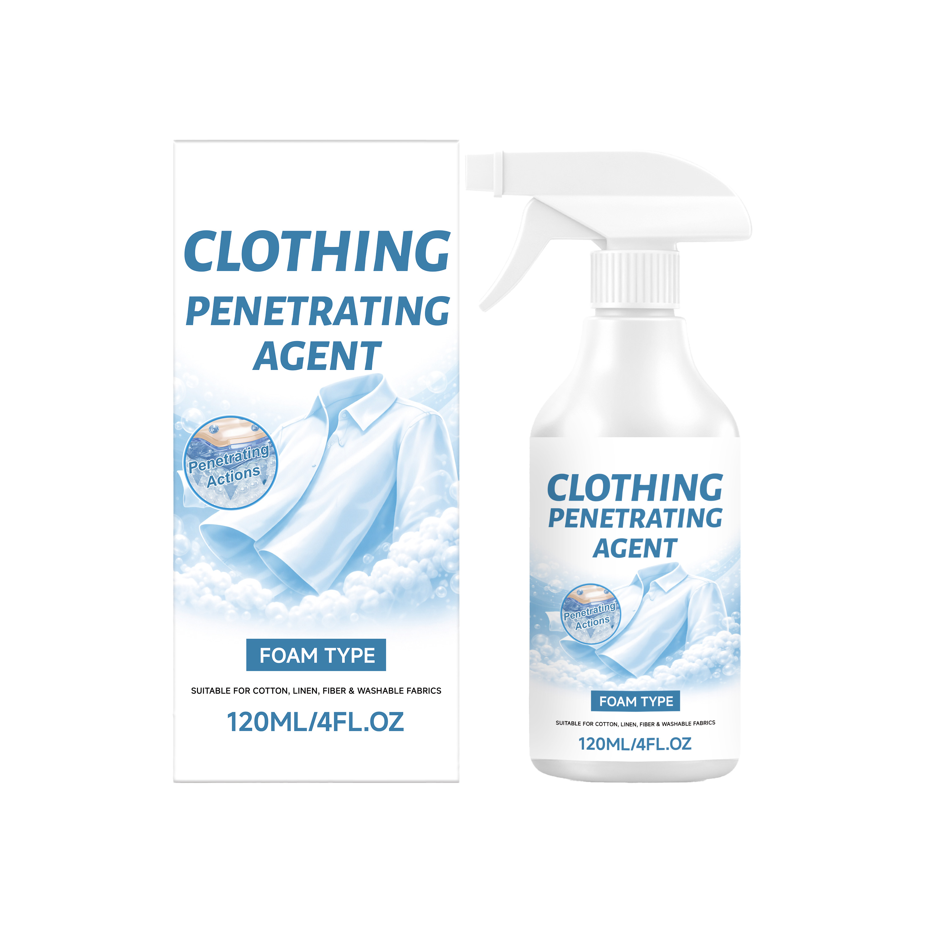 Fabric Stain Remover Daily Household Mild Gentle Clean Garment Refresh