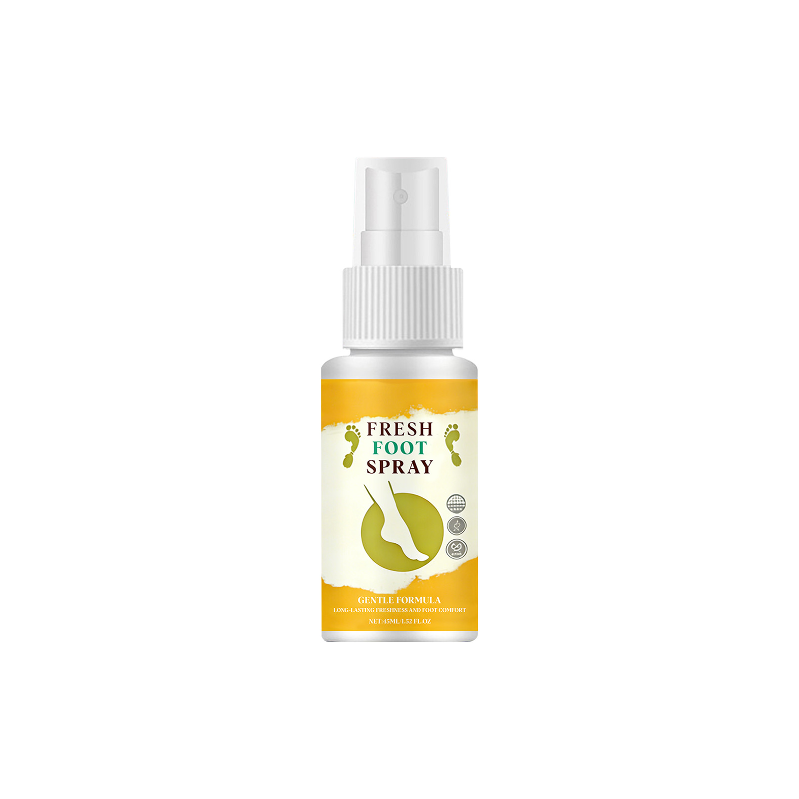 Refreshing Foot Spray Mild Moisturizing Comfortable Skin Fresh Non Sticky Convenient Spray Daily Foot Care Product
