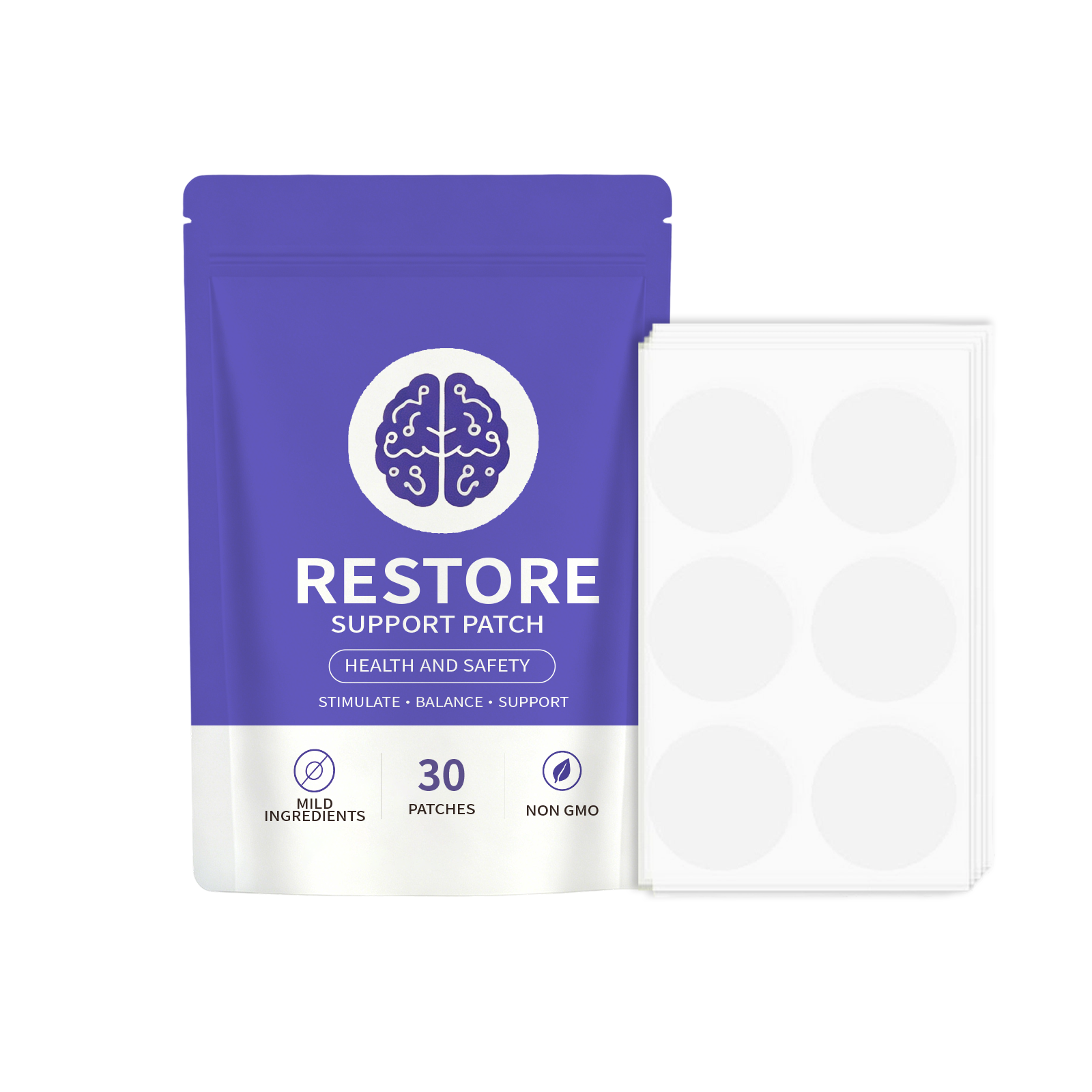 Balance Support Patch Fixed Position Care Long Lasting Adhesive Stable Thin Invisible Tear And Use Mild Skin Care