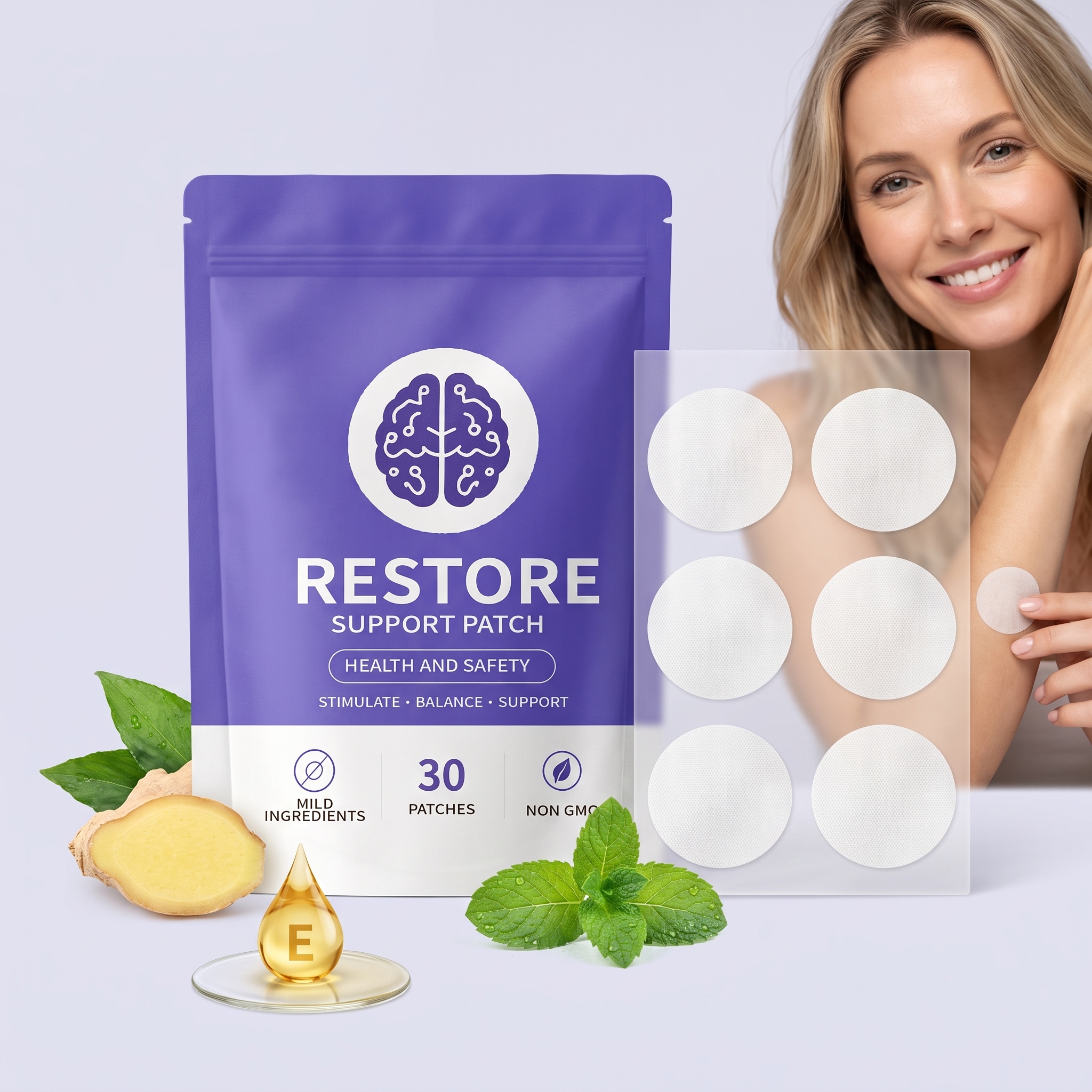 Balance Support Patch Fixed Position Care Long Lasting Adhesive Stable Thin Invisible Tear And Use Mild Skin Care