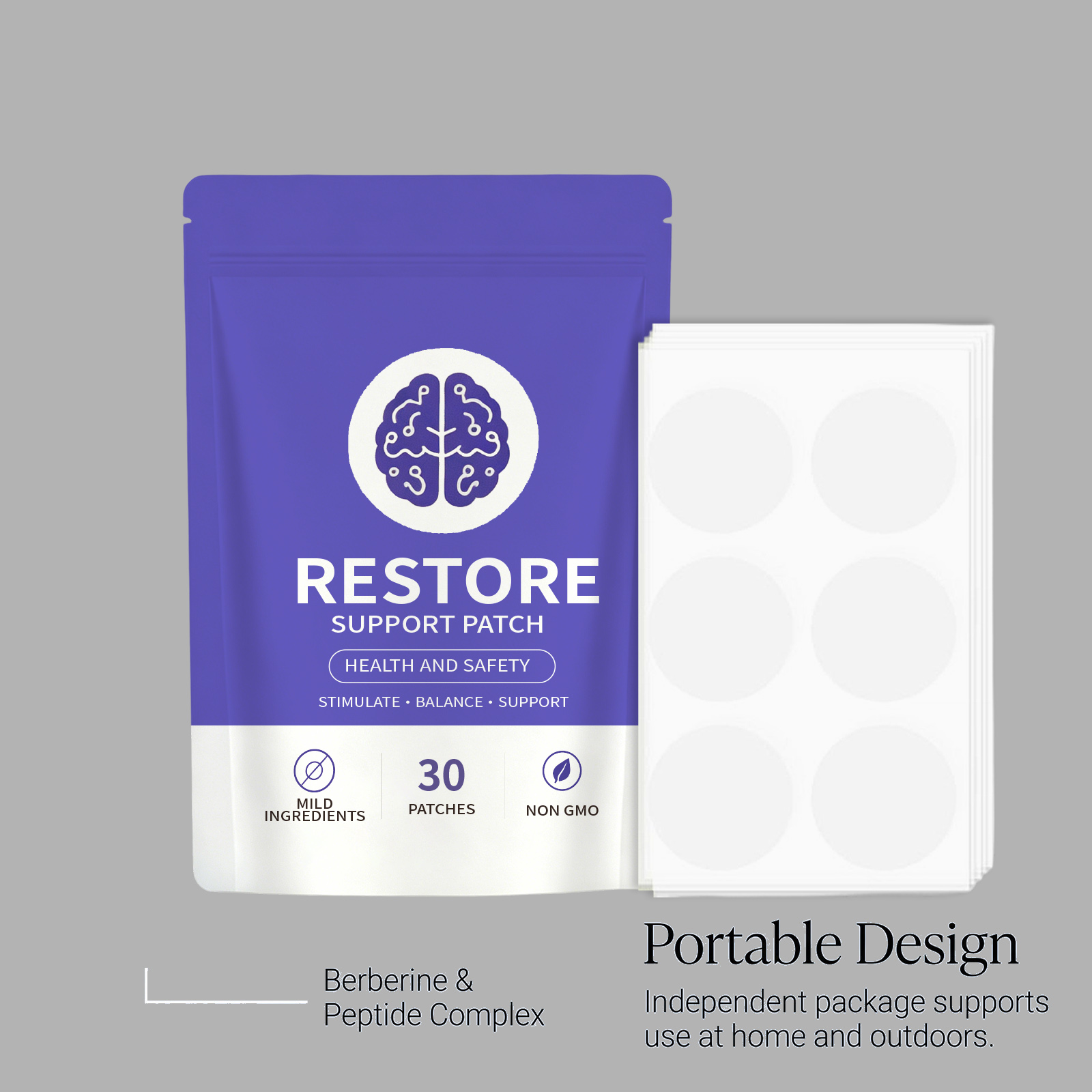 Balance Support Patch Fixed Position Care Long Lasting Adhesive Stable Thin Invisible Tear And Use Mild Skin Care