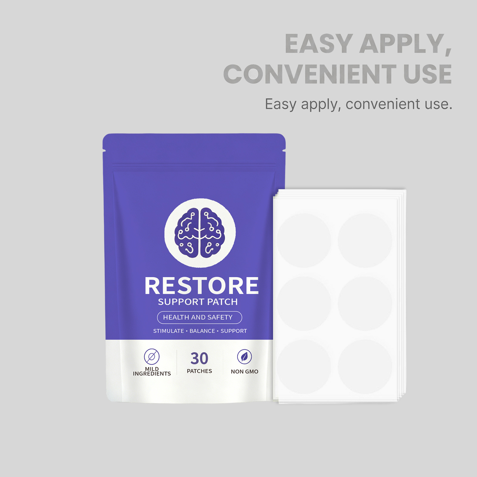 Balance Support Patch Fixed Position Care Long Lasting Adhesive Stable Thin Invisible Tear And Use Mild Skin Care