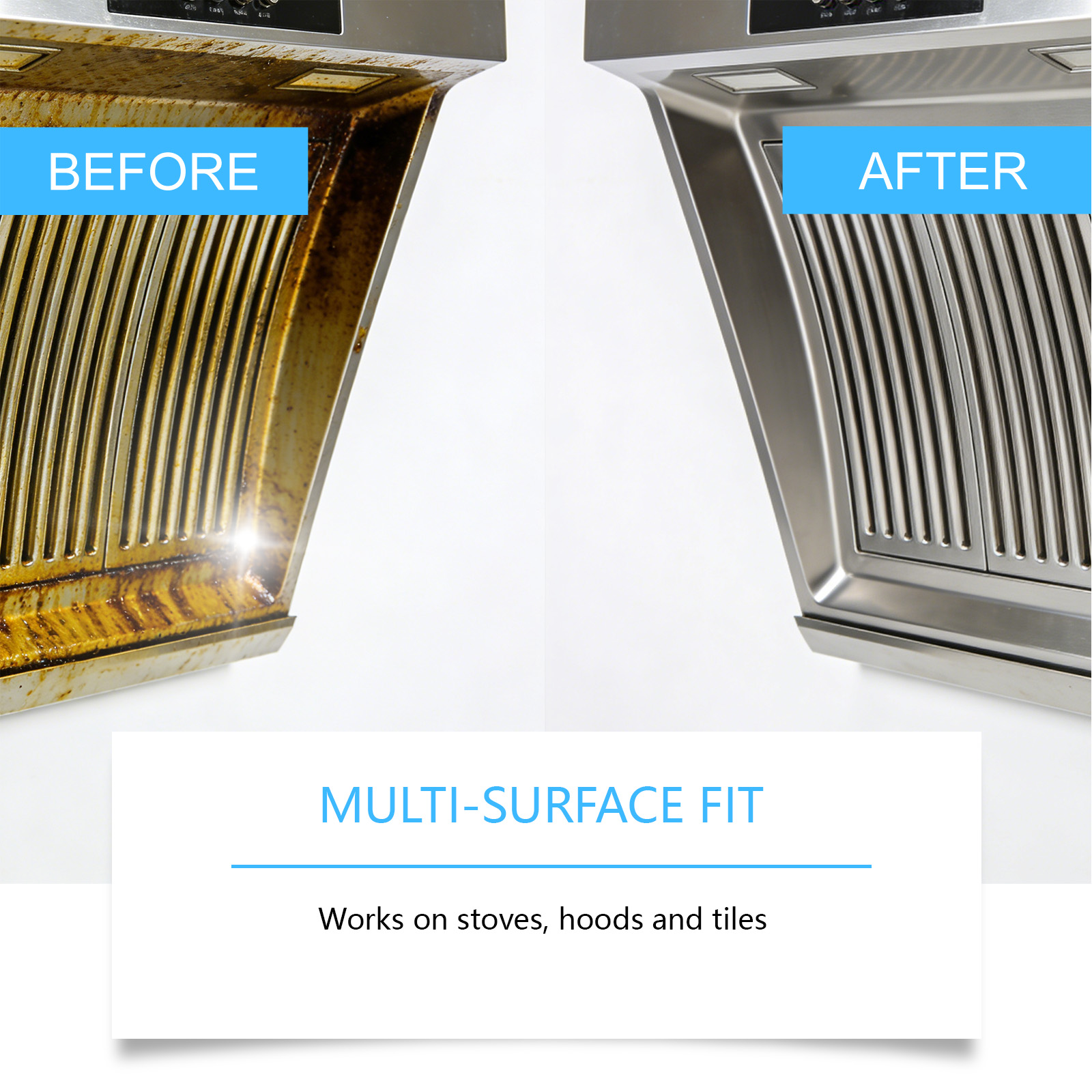 Daily Household Grease Cleaner Remove Oil Stains Dirt For Kitchen Range Hood Stove Surfaces