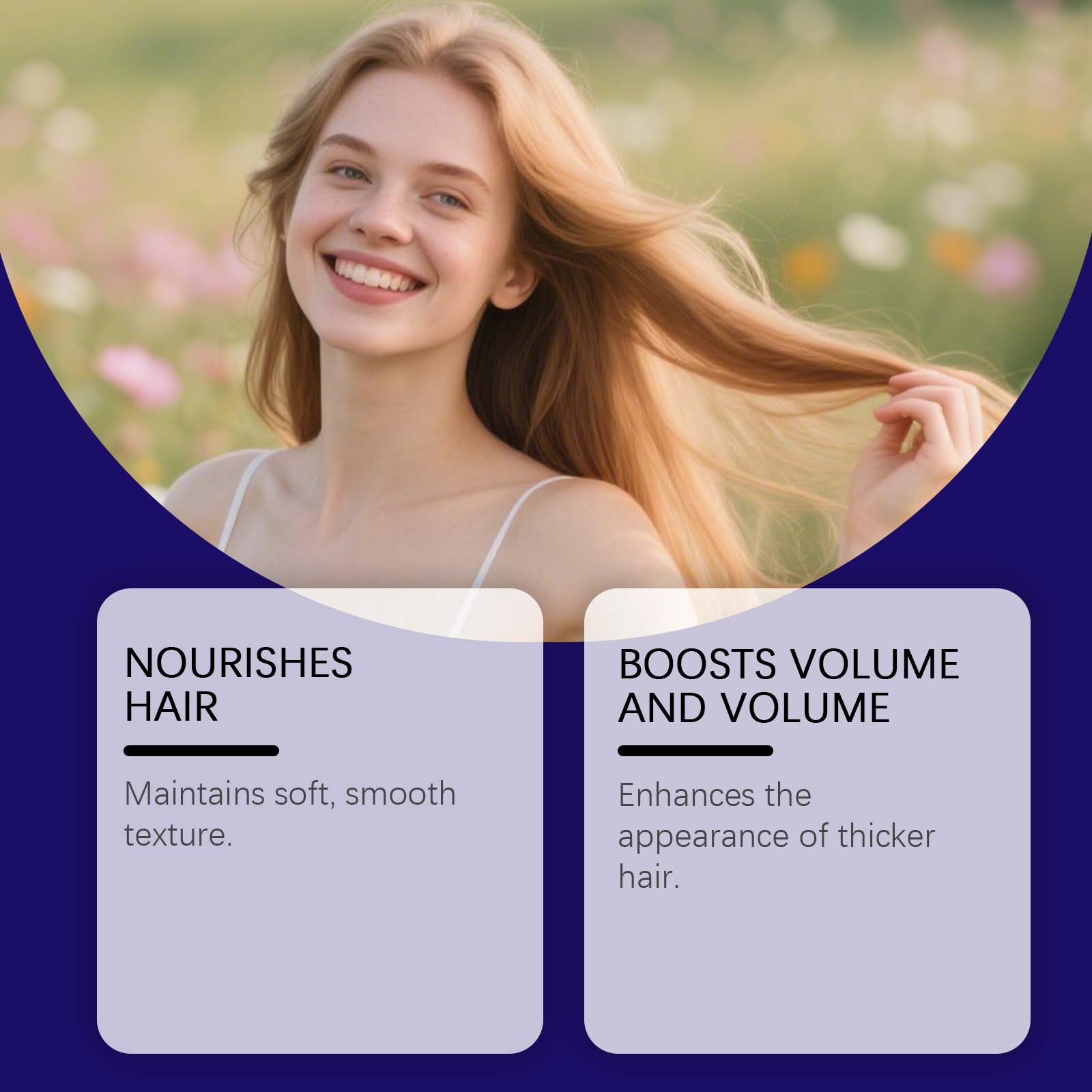 Daily Hair Care Lotion With Mild Ingredients Nourish Scalp Soften Hair Boost Shine