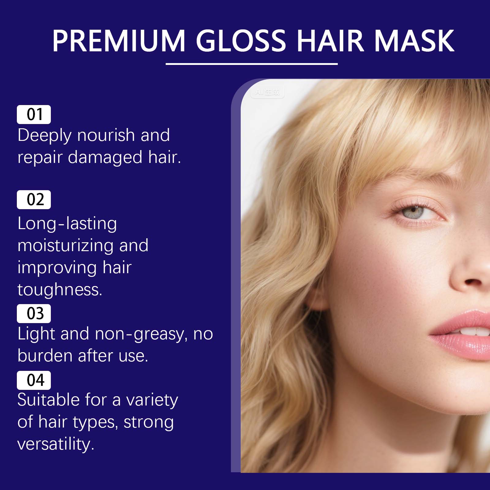 Daily Hair Care Lotion With Mild Ingredients Nourish Scalp Soften Hair Boost Shine