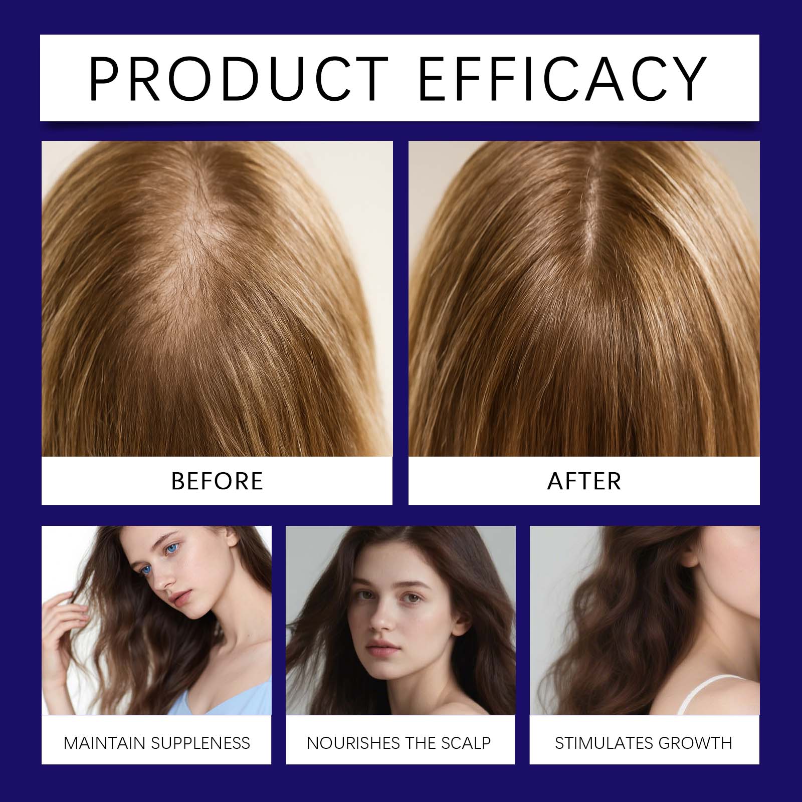 Daily Hair Care Lotion With Mild Ingredients Nourish Scalp Soften Hair Boost Shine