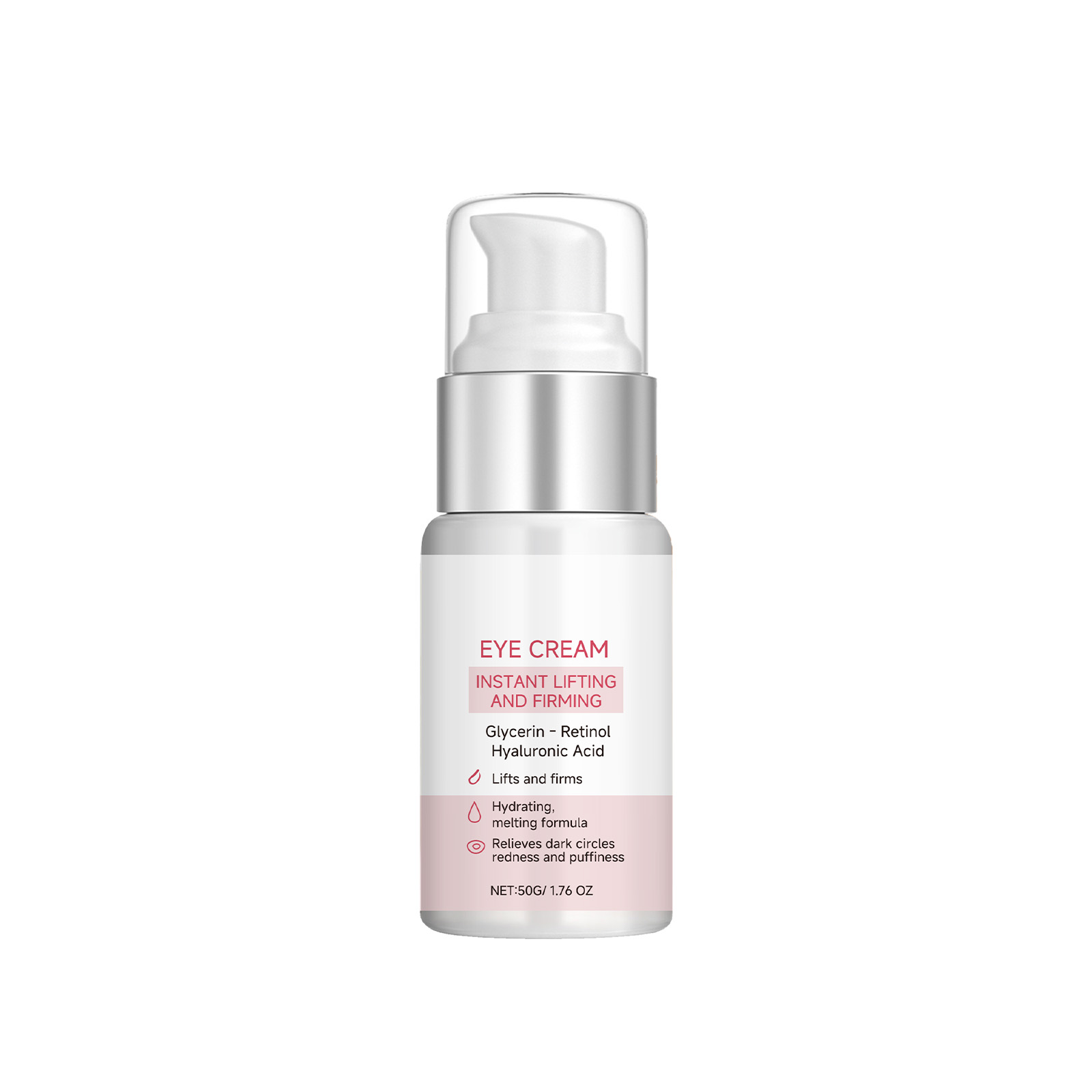 Retinol Moisturizing Eye Cream Nourishes Hydrates Light Gentle Skin Around Eyes Apply Massage Daily Care