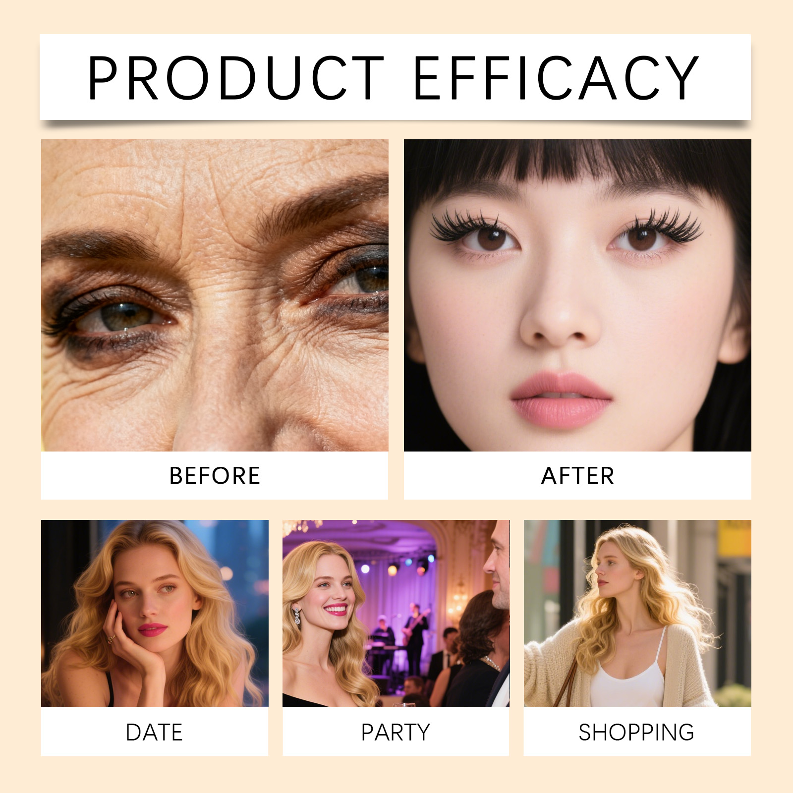 Retinol Moisturizing Eye Cream Nourishes Hydrates Light Gentle Skin Around Eyes Apply Massage Daily Care