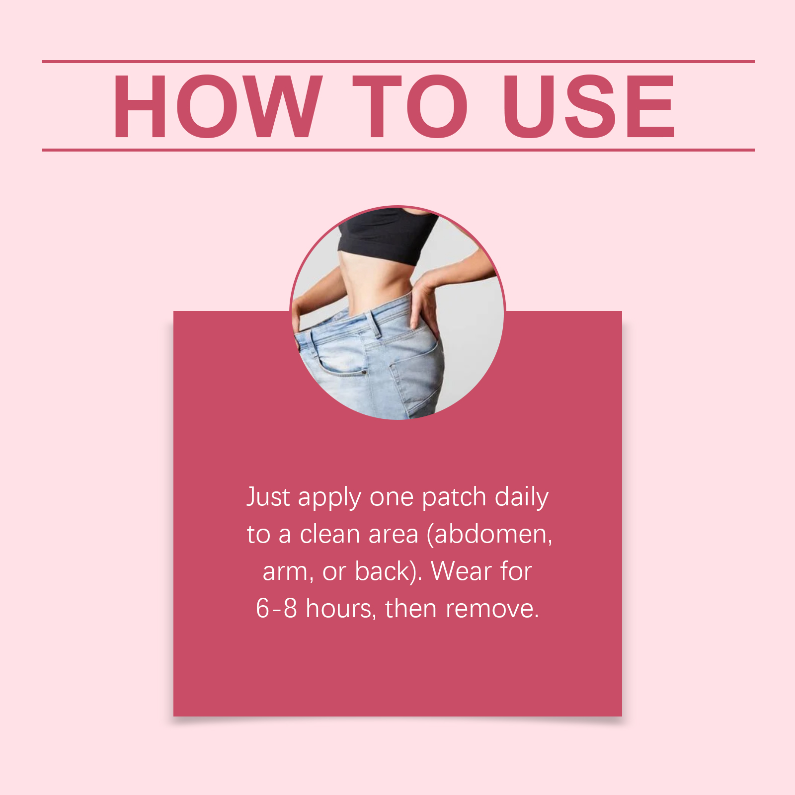 Body Care Patch Gentle Material Comfortable Convenient Slim Figure Shaping Body Skin Daily Nursing