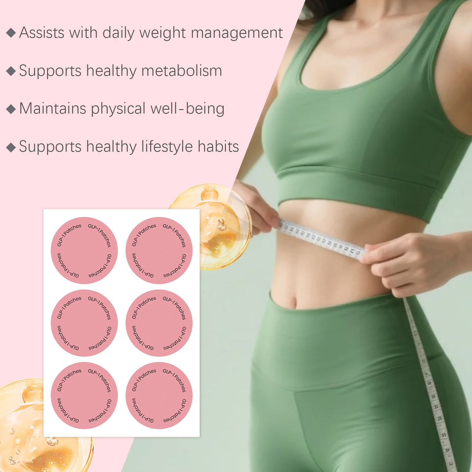Body Care Patch Gentle Material Comfortable Convenient Slim Figure Shaping Body Skin Daily Nursing