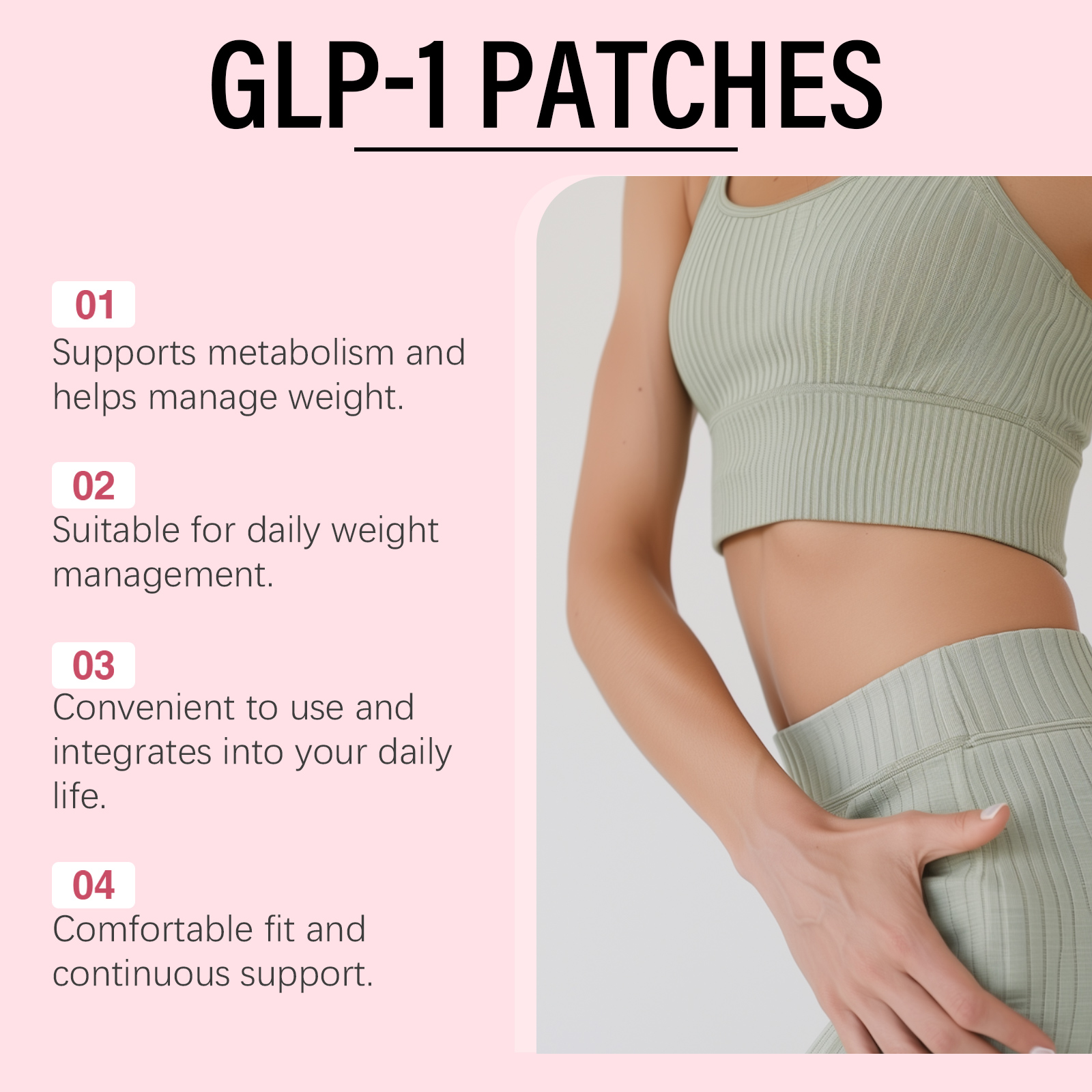 Body Care Patch Gentle Material Comfortable Convenient Slim Figure Shaping Body Skin Daily Nursing