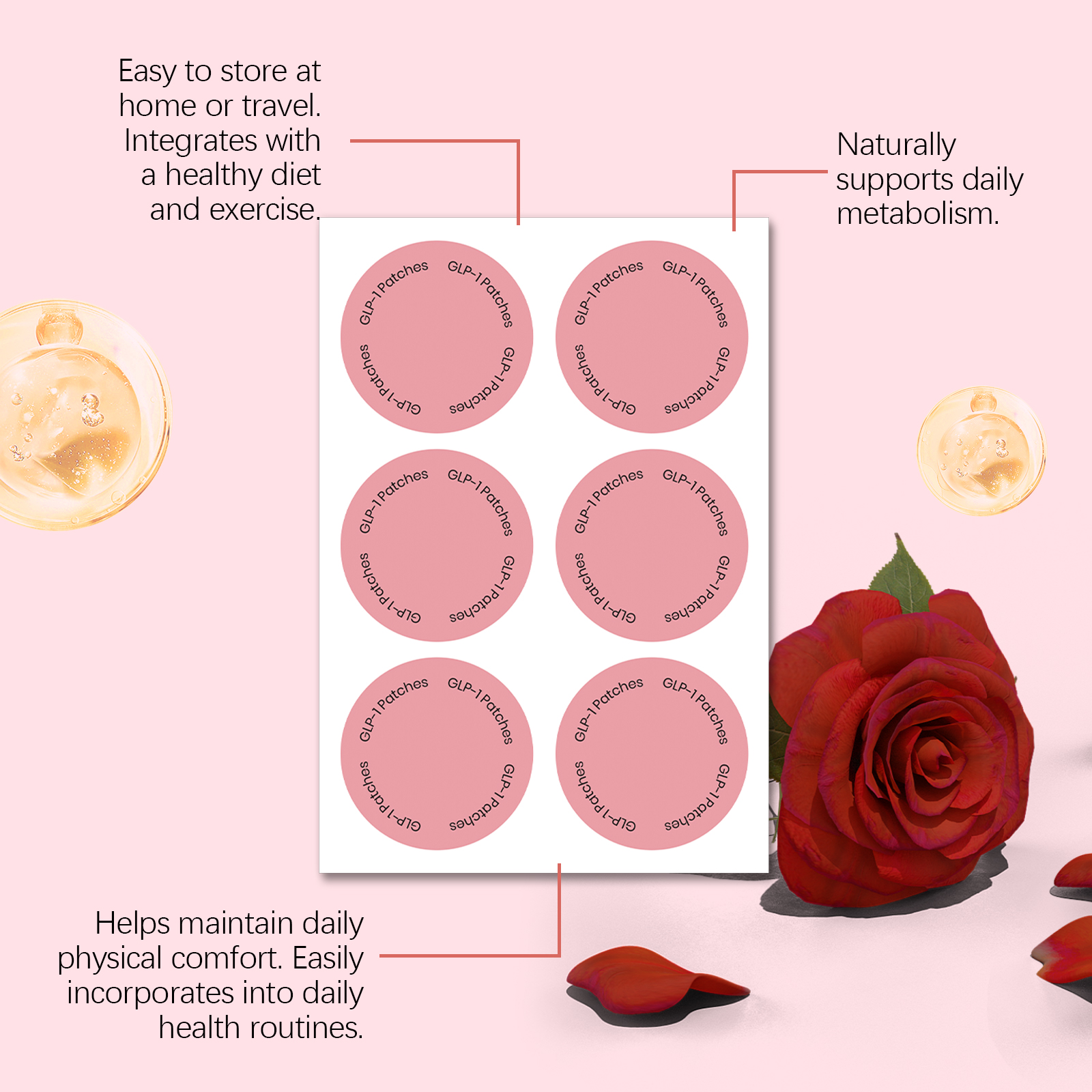 Body Care Patch Gentle Material Comfortable Convenient Slim Figure Shaping Body Skin Daily Nursing