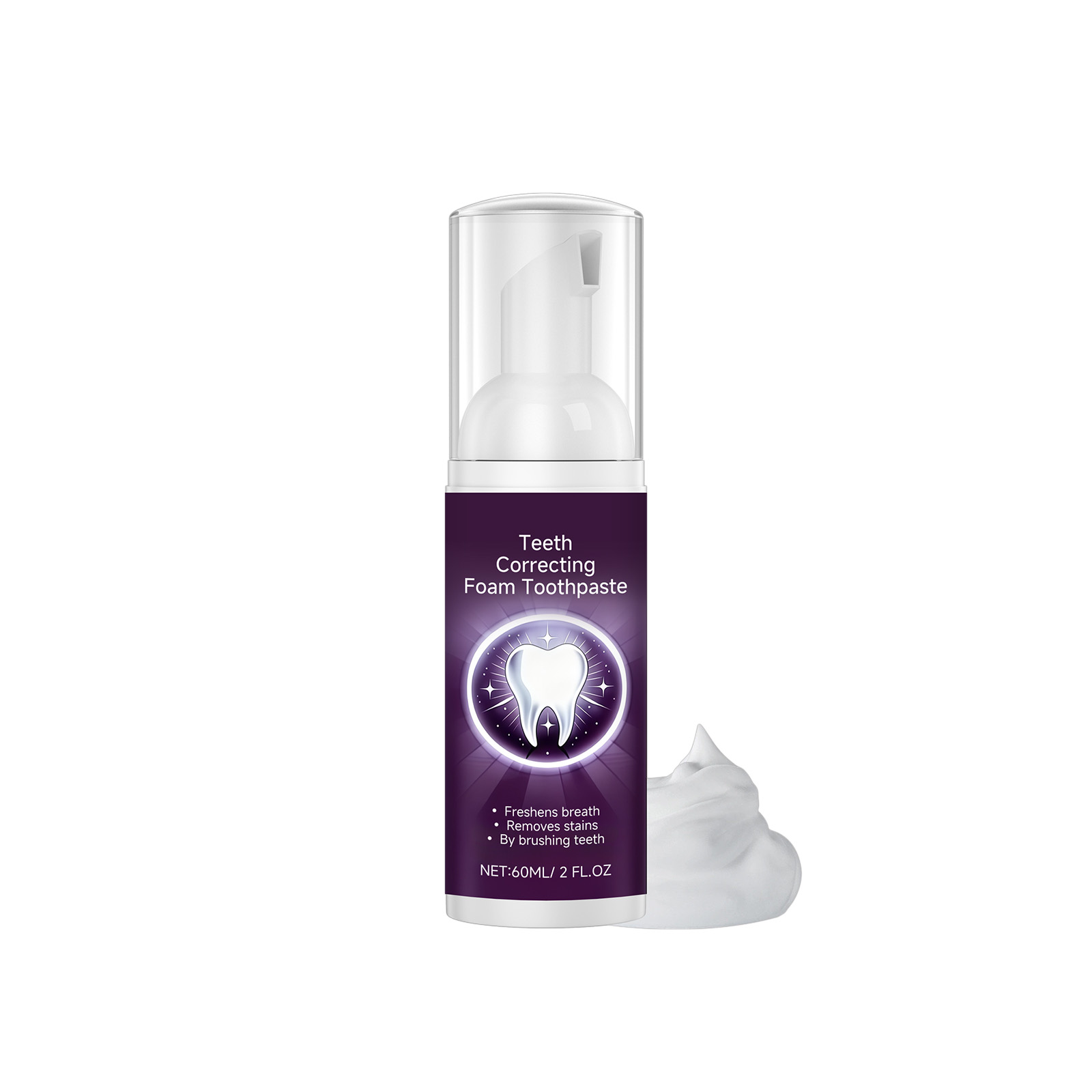 Toothpaste Mousse Mild Dense Foam Protect Clean Oral Teeth Fresh Comfortable Cleaning Care Paste