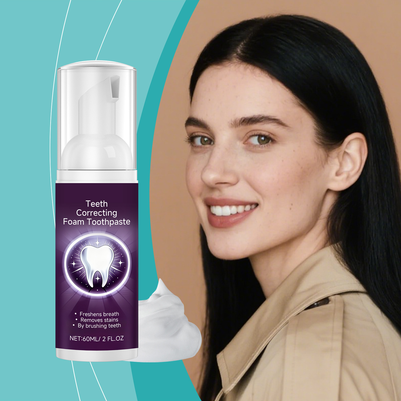Toothpaste Mousse Mild Dense Foam Protect Clean Oral Teeth Fresh Comfortable Cleaning Care Paste