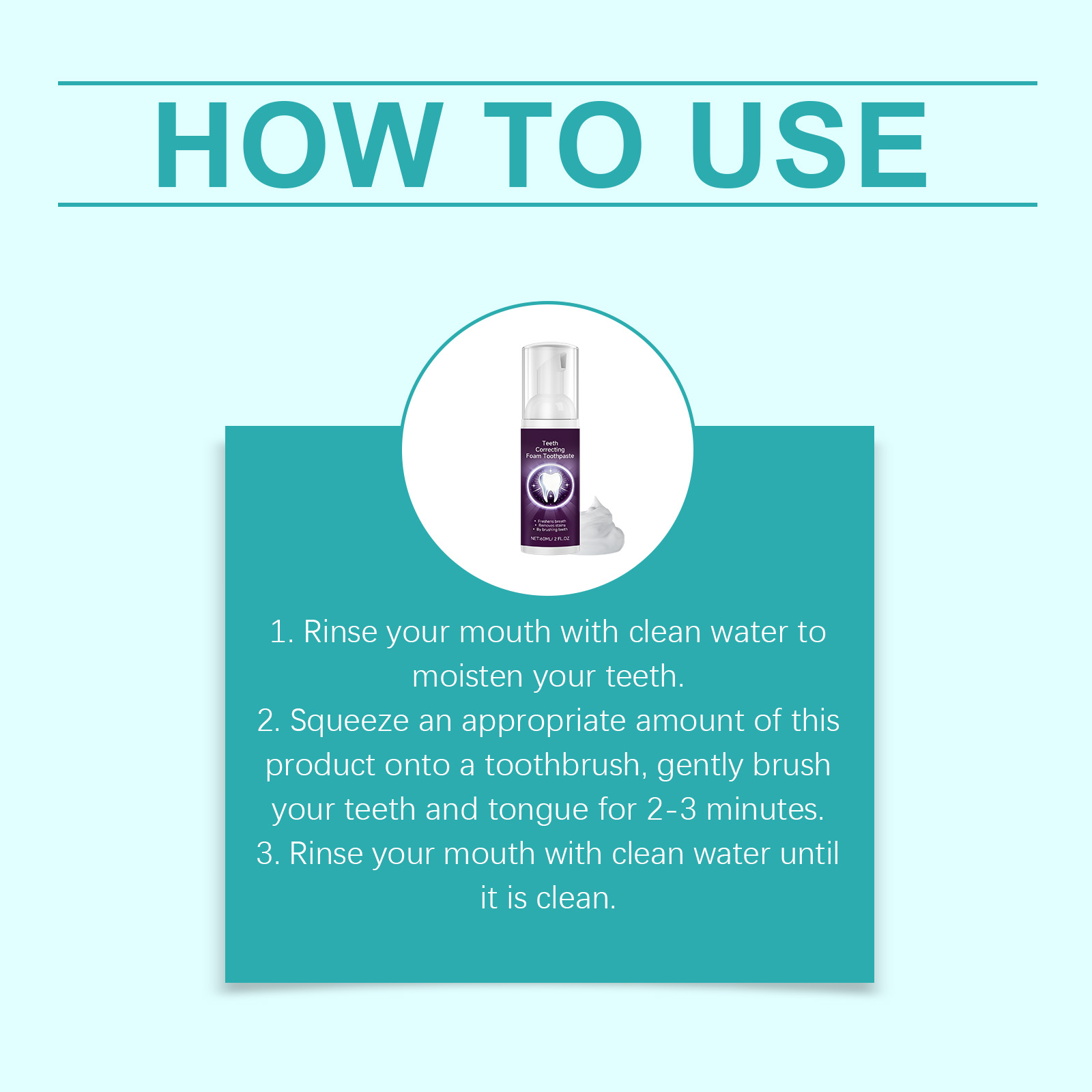 Toothpaste Mousse Mild Dense Foam Protect Clean Oral Teeth Fresh Comfortable Cleaning Care Paste