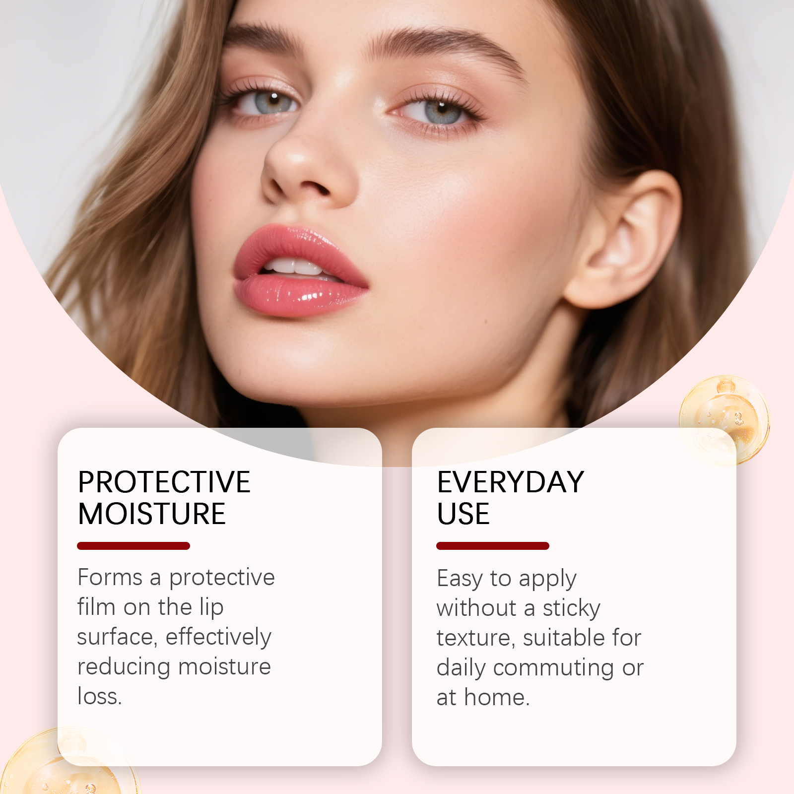 Lip Moisturizing Nourishing Essence Gentle Care Soft Lip Skin Hydrated Delicate Smooth Non Sticky Lip Care