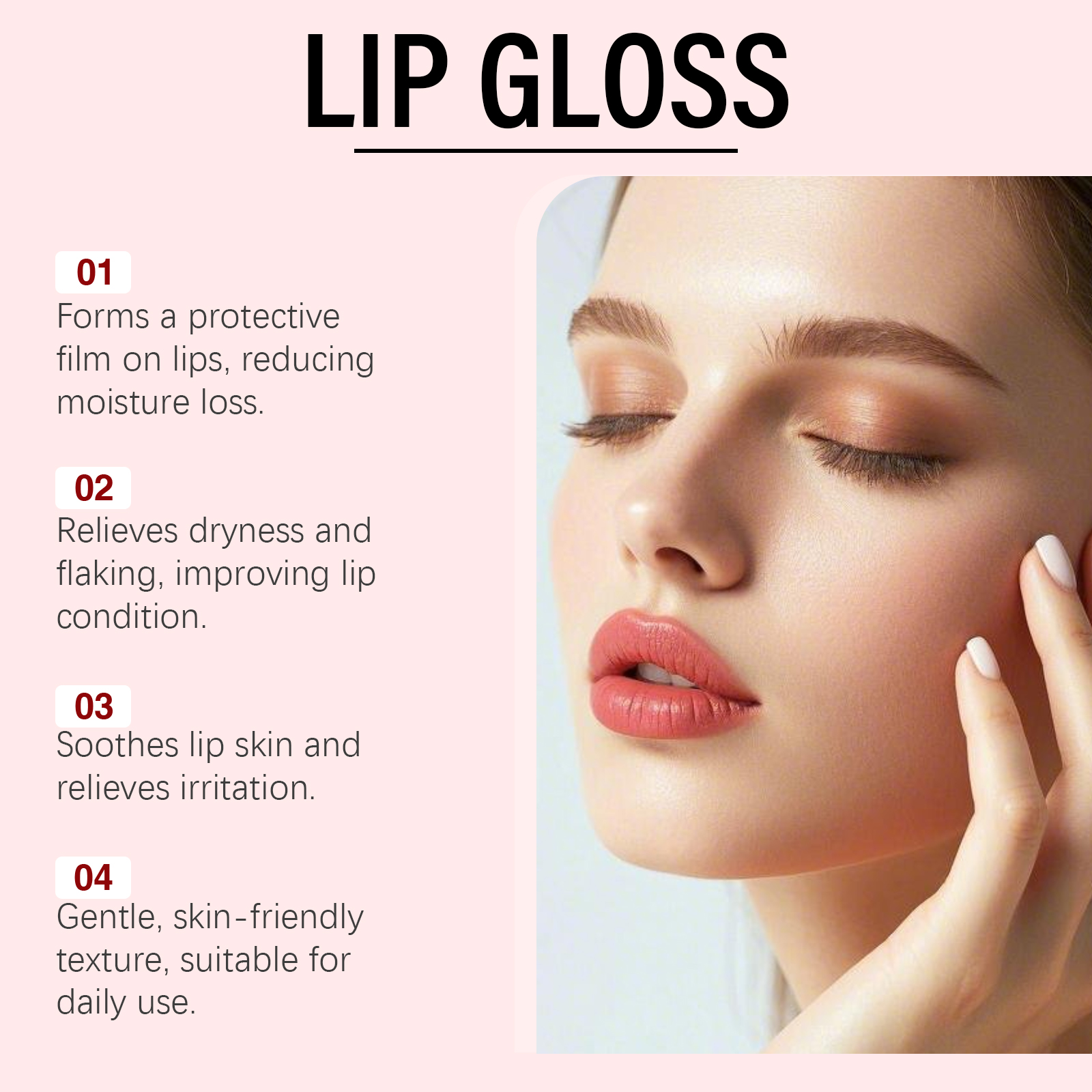 Lip Moisturizing Nourishing Essence Gentle Care Soft Lip Skin Hydrated Delicate Smooth Non Sticky Lip Care