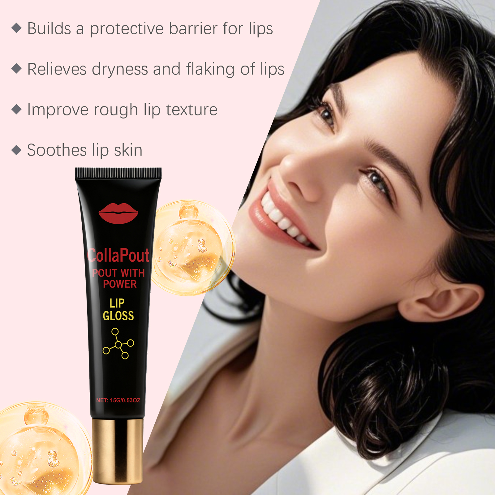 Lip Moisturizing Nourishing Essence Gentle Care Soft Lip Skin Hydrated Delicate Smooth Non Sticky Lip Care