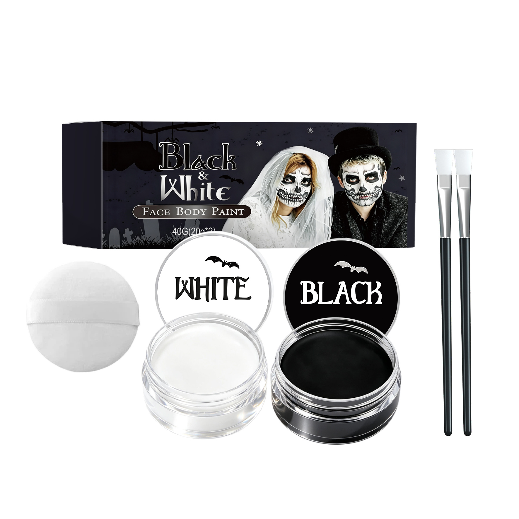 Halloween Vampire Clown Makeup Paint Pigment Creative Styling Holiday Party Stage Performance Cosmetic Tool