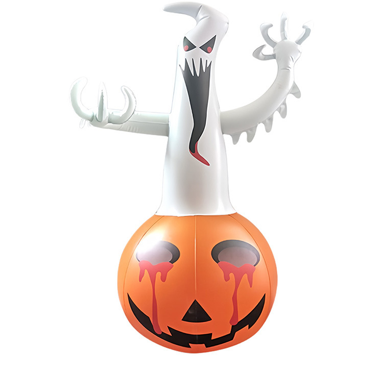 Halloween Inflatable Ghost Light Up Air Model Toy  Hanging Ornament for Outdoor Yard Garden Patio Haunted House Decor