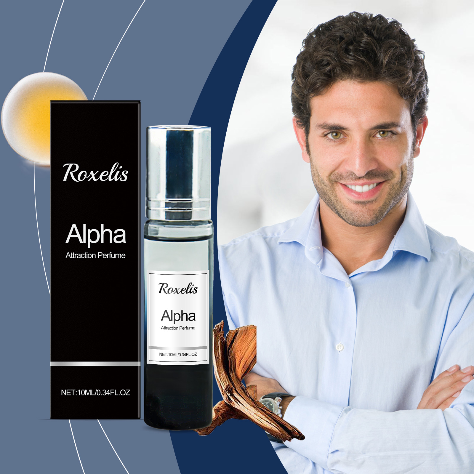 Men Pheromone Perfume Men Charm Atmosphere Portable Perfume Long Lasting Light Fragrance Confident Romantic Scent