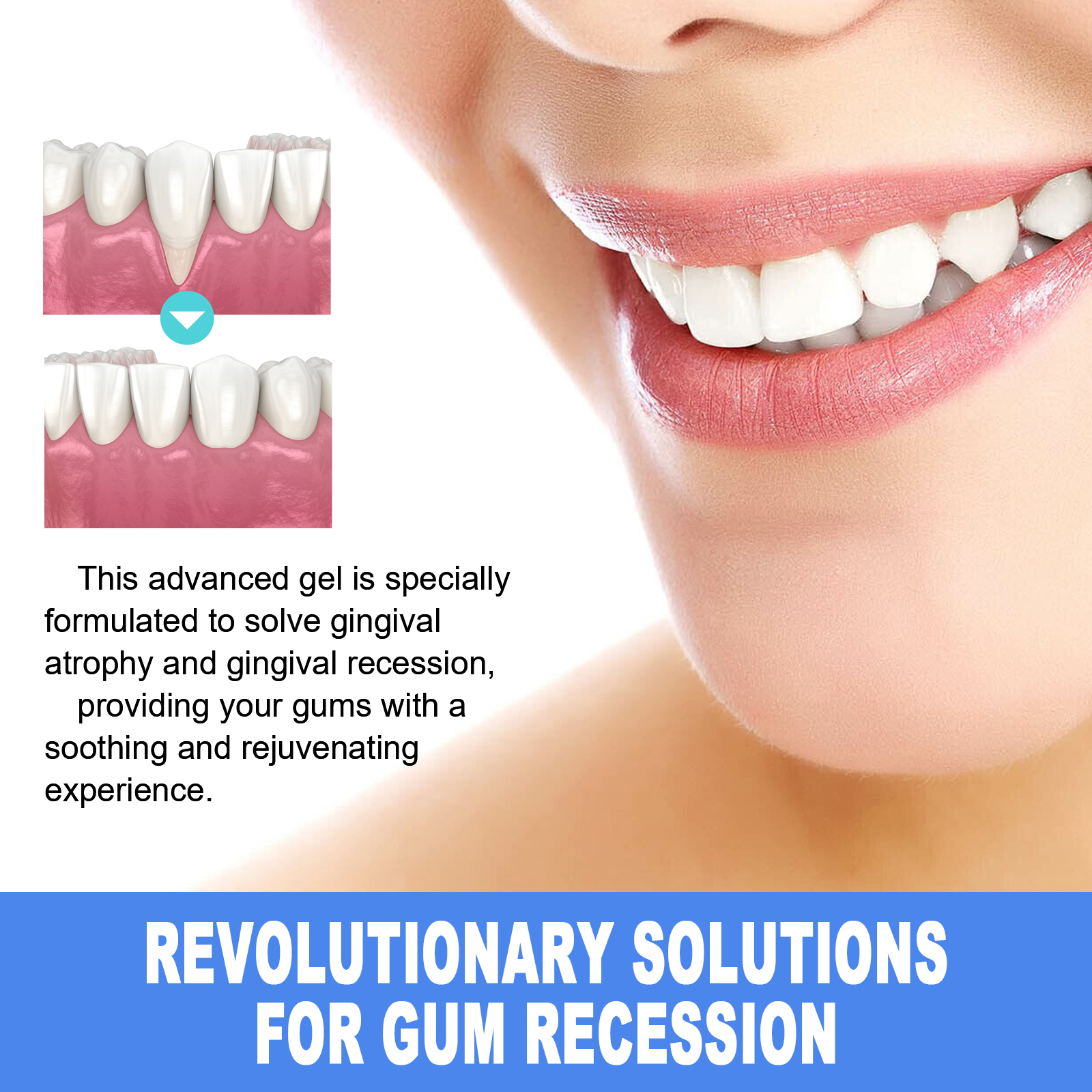 Gum Repair Care Gel Strengthen Gums Reduce Recession Freshen Breath