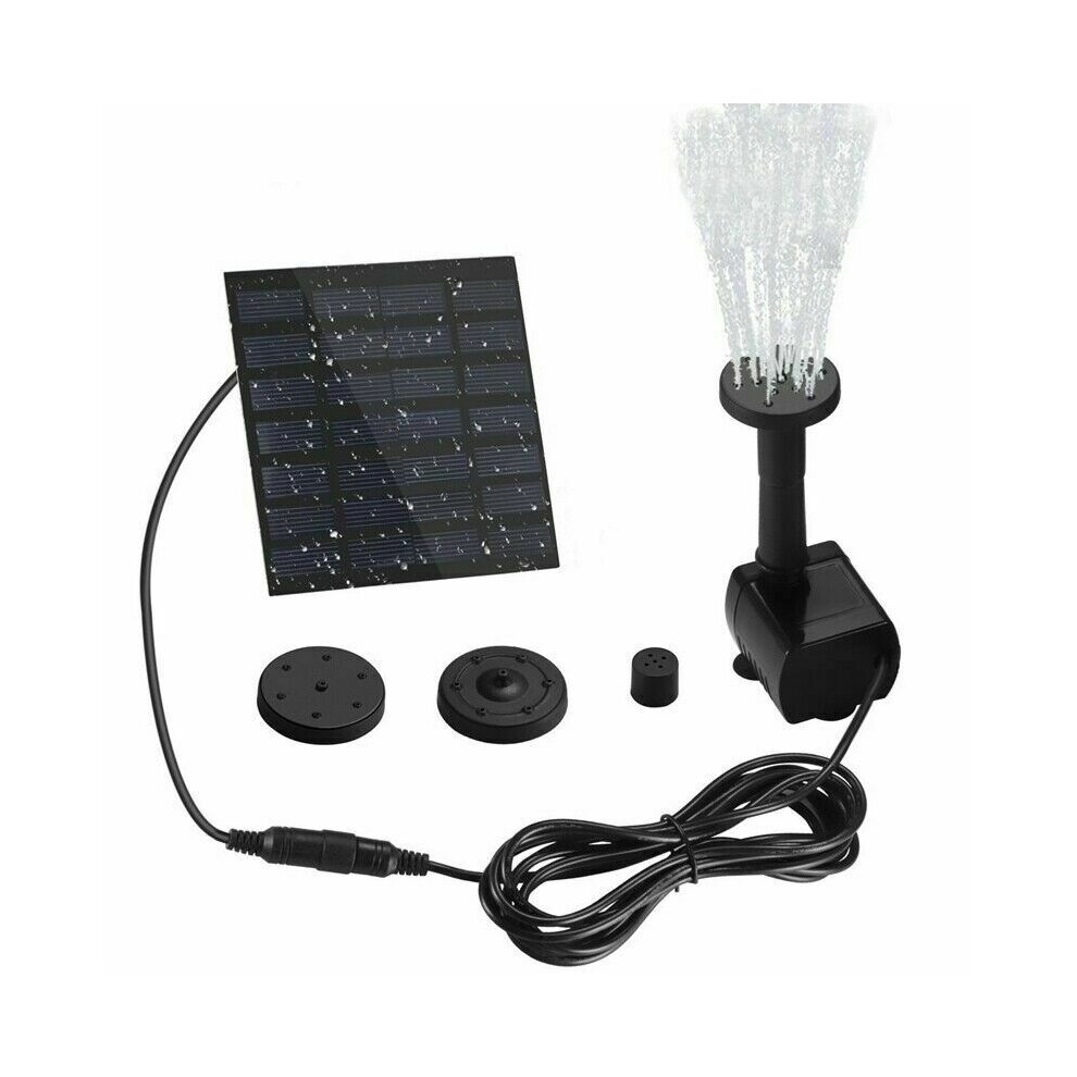 Solar Powered Fountain Water Pump Kit Pool Garden Pond Watering Submersible