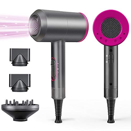 1800W Professional Hair Dryer with Diffuser Ionic Conditioning - Powerful, Fast Hairdrye
