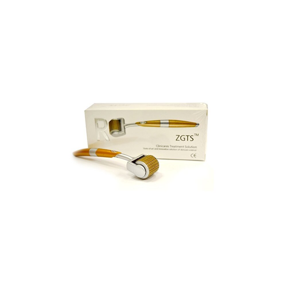 ZGTS Derma Roller Micro Needle - 0.25MM 192 Needle Titanium Luxury Roller - FDA Approved