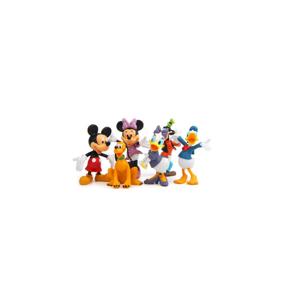 6pcs Disney Mickey Mouse Figure Cake Topper Toy Gift