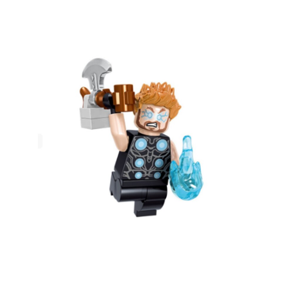 Marvel Avengers Minifigures Blocks Toy Compatible Lego DC Superhero  Action Figures Spiderman IronMan Batman Thor Hulk Captain America Character Set 16pcs Birthday Cake Decoration Kids Surprise Christmas Gifts
