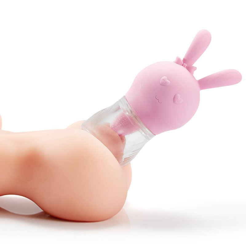 Clitoris Nipple Vibrator for Her Bunny Tongue Licking Clitoris Breast Stimulator G-Spot Massager Egg Sucker Masturbator Adult Oral Sex Toys for Couples and Women Rechargeable